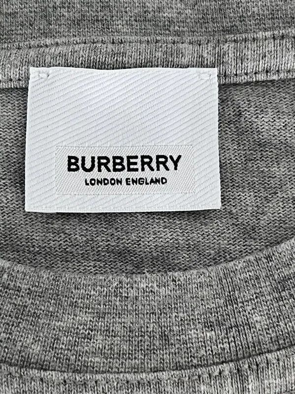 Burberry Burberry Gray Cotton Women's Sweatshirt. Size S / US 4 / IT 40 - 3 Thumbnail