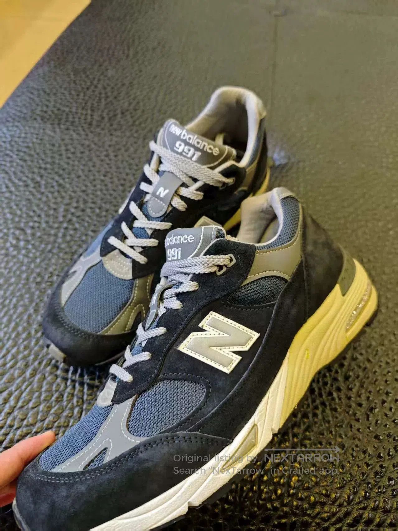 New Balance New Balance 991NV Men's Retro Running Shoes. Size US 10 / EU 43 - 2 Thumbnail