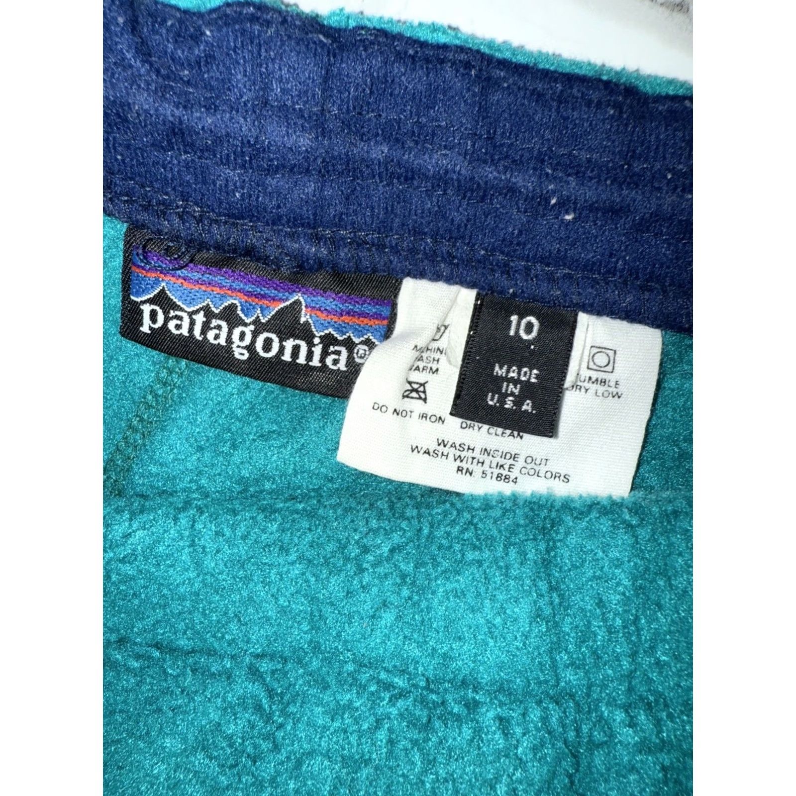 Patagonia VTG Patagonia USA Made Fleece Pants Womens 10 Green Logo 1990s Hipster City Straight Inseam 29” Size 32" / US 10 / IT 46 - 6 Thumbnail