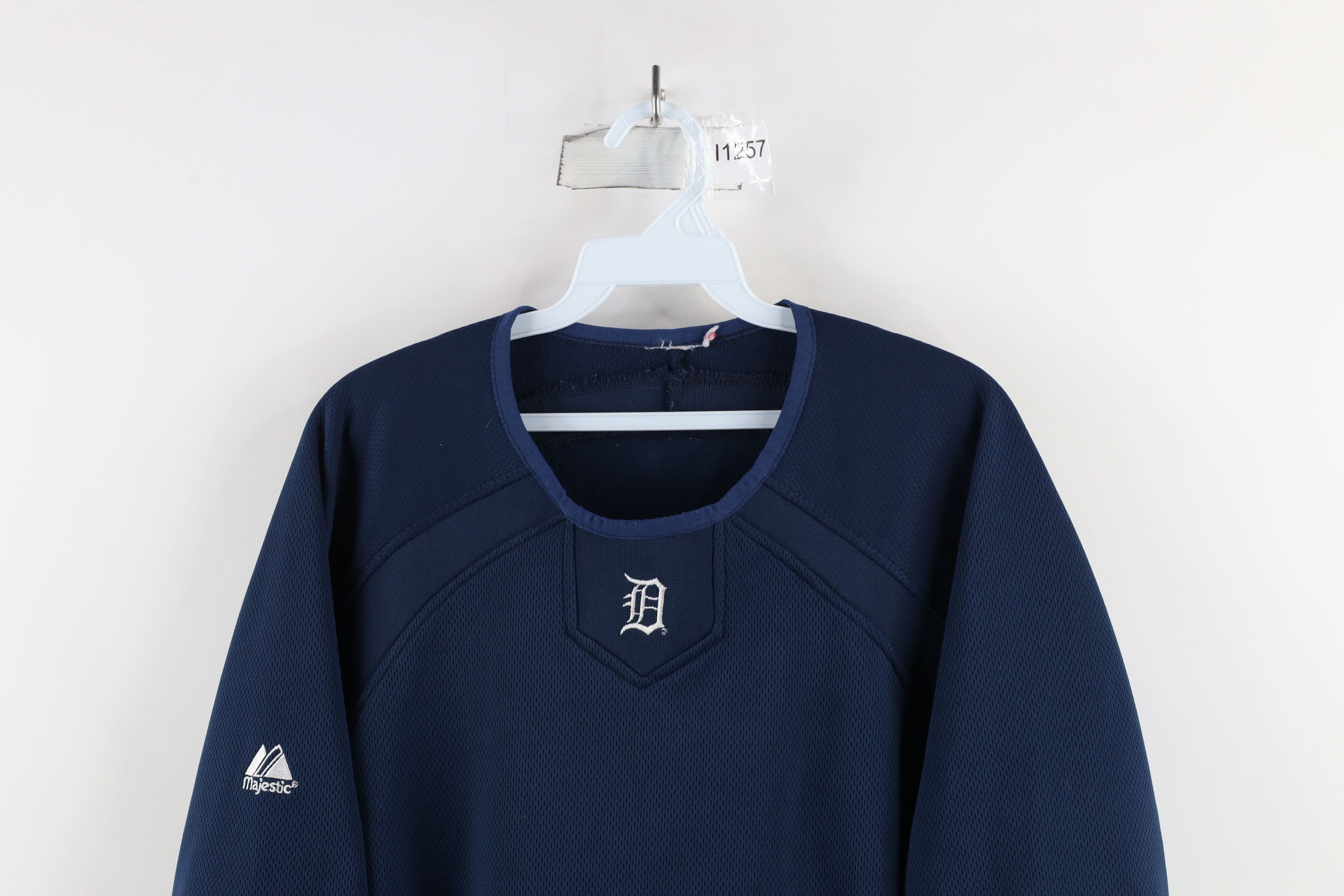 Majestic × Vintage Vintage Majestic Therma Base D Detroit Tigers Sweatshirt Size US L / EU 52-54 / 3 - 2 Thumbnail