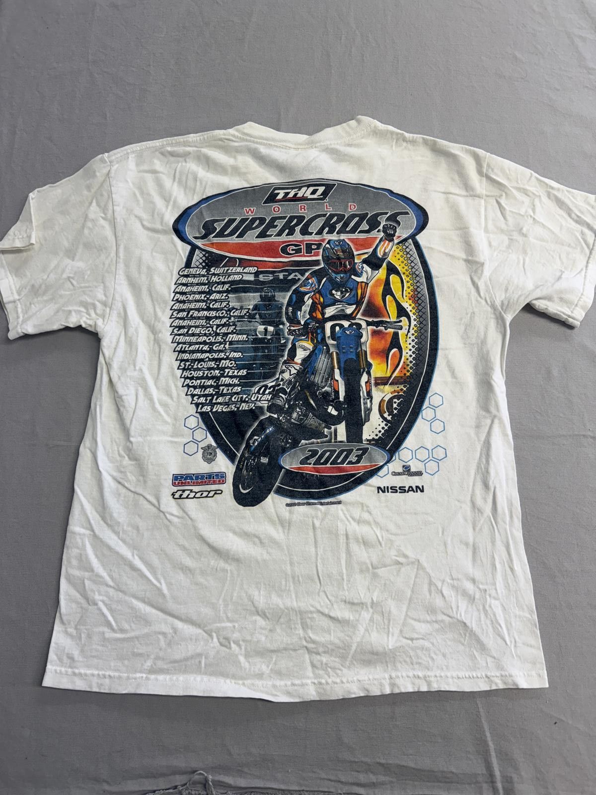 Delta VTG THQ World Supercross GP T-shirt 2003 - L Size US L / EU 52-54 / 3 - 1 Thumbnail
