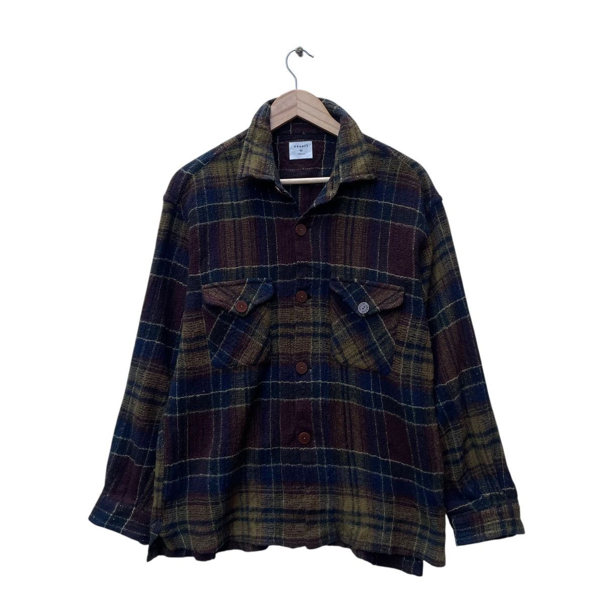 A.D.Deertz × Dezert × Japanese Brand Japanese Brand Vintage Dezert Checkered Flanel Size US M / EU 48-50 / 2 - 1 Thumbnail