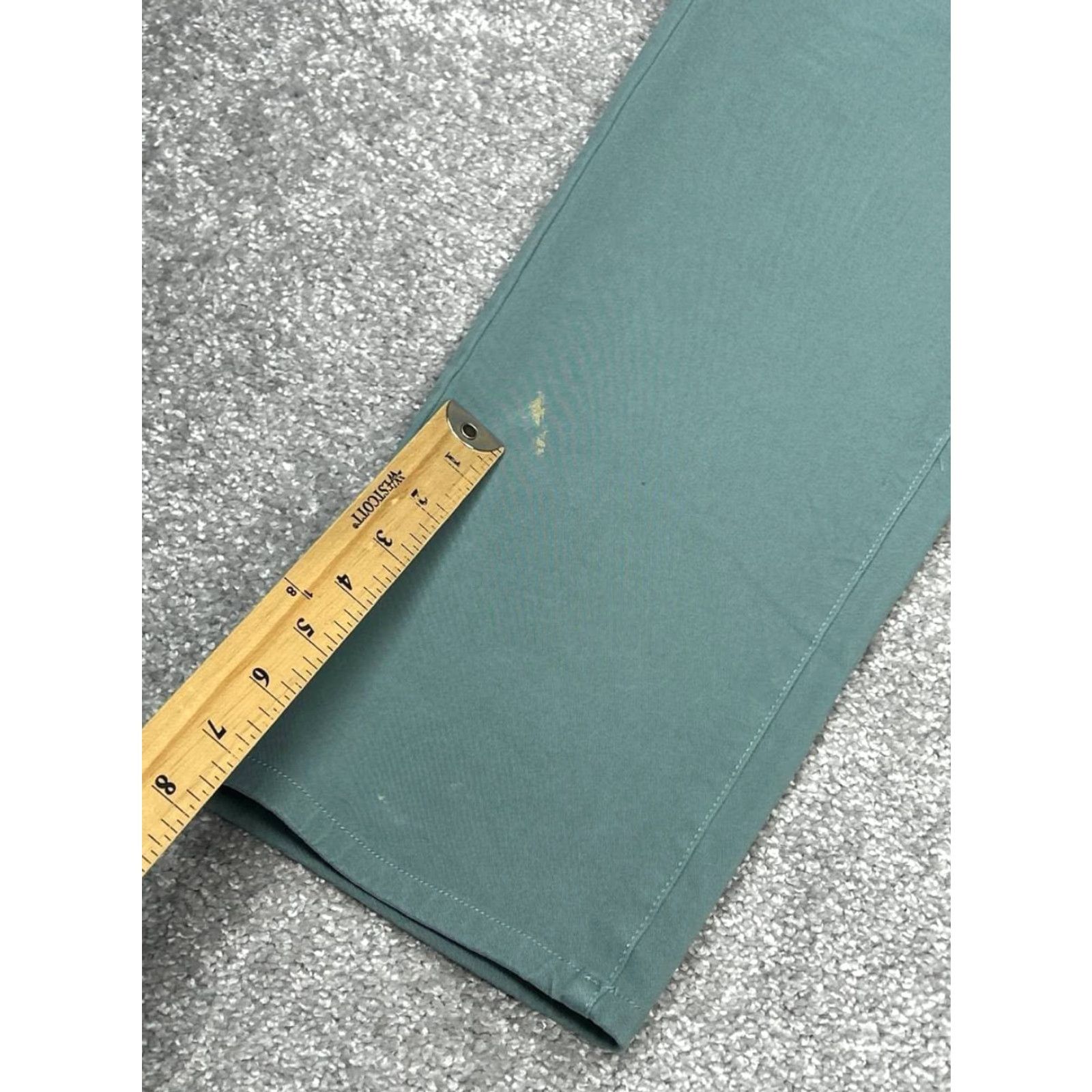 Bonobos Bonobos Slim Chino Pants Men 33x32 Blue Cotton Stretch Mid Rise Straight Leg Size US 33 - 3 Thumbnail