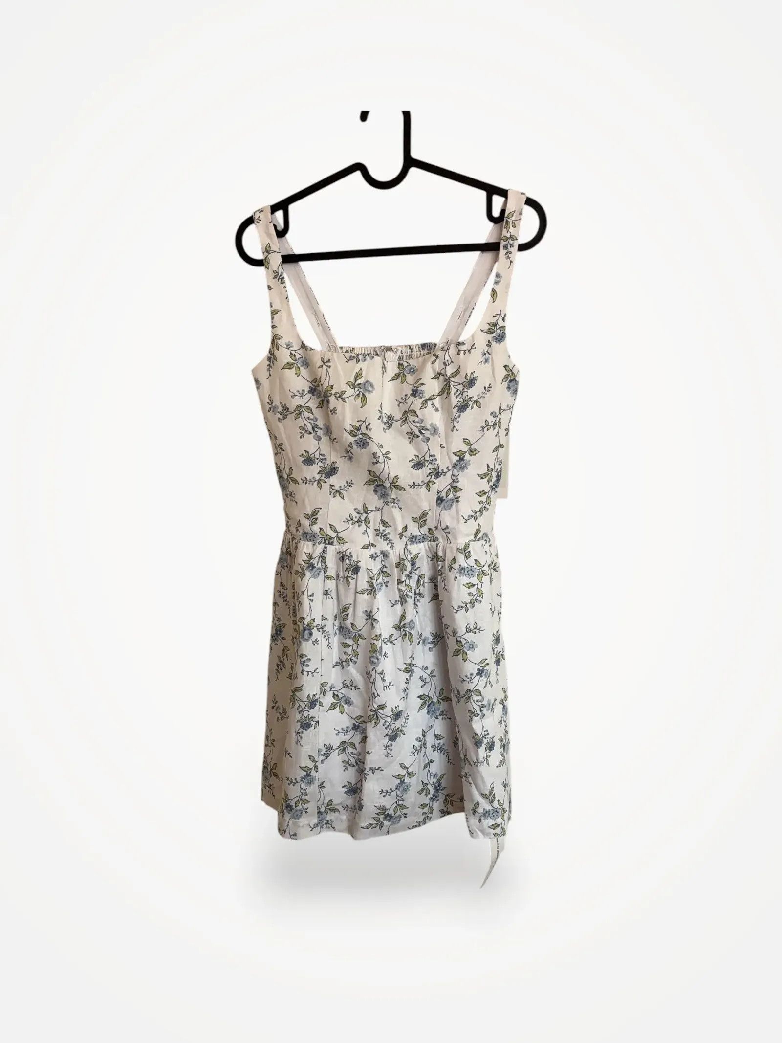 Reformation Reformation Janu Linen Mini Dress Dress Size XS / US 0-2 / IT 36-38 - 1 Thumbnail