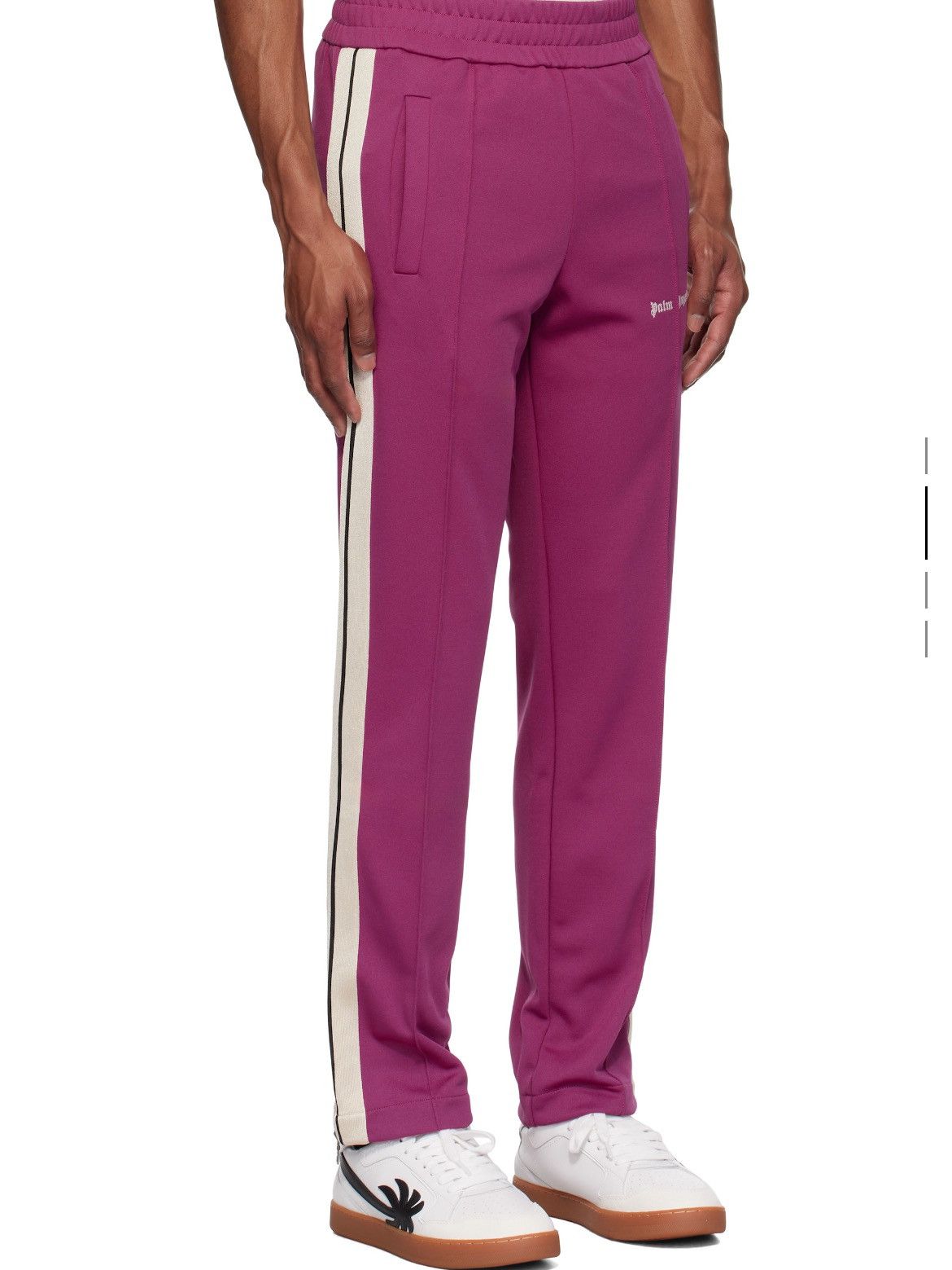 Palm Angels Palm Angels Purple Classic Track Pants Size US 33 - 2 Thumbnail