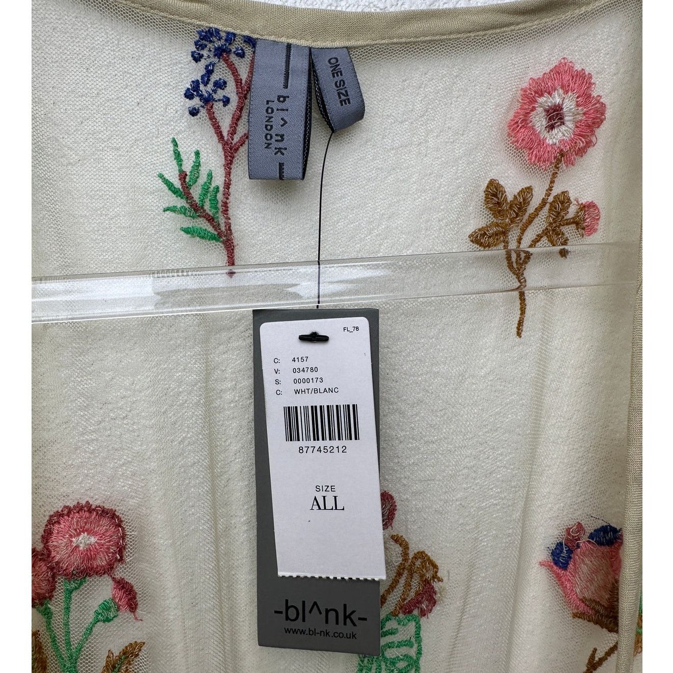 Other NWT BL-NK Women Coverup Multicolor One Size Sheer Duster Size ONE SIZE - 8 Thumbnail