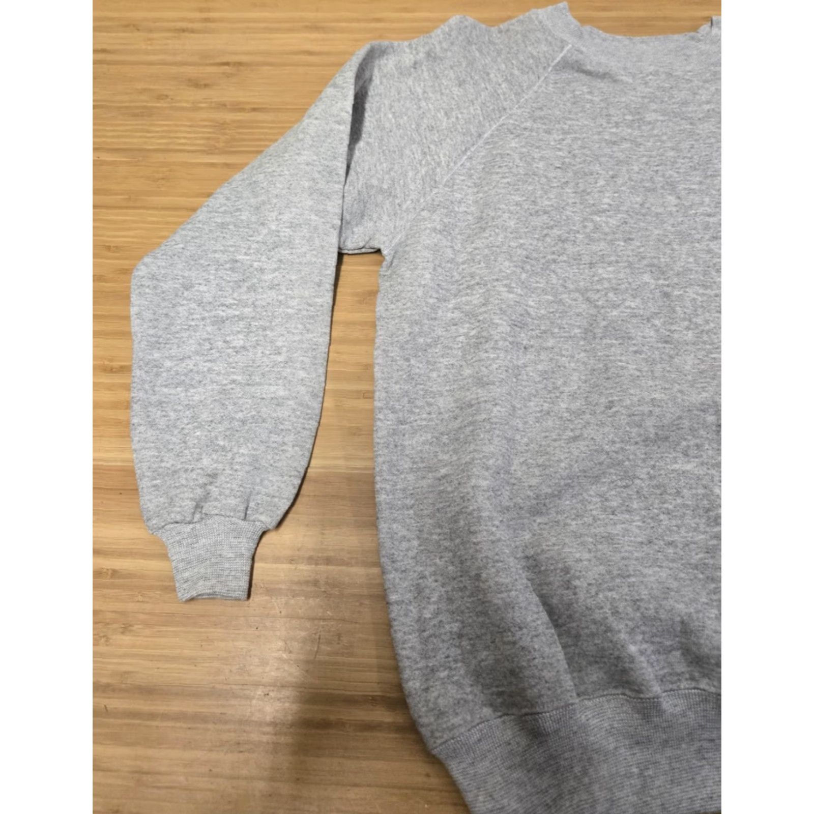 Hanes VINTAGE Hanes Sweatshirt Mens Large Gray Made USA Crewneck Raglan Fleece 90s Size US L / EU 52-54 / 3 - 4 Thumbnail