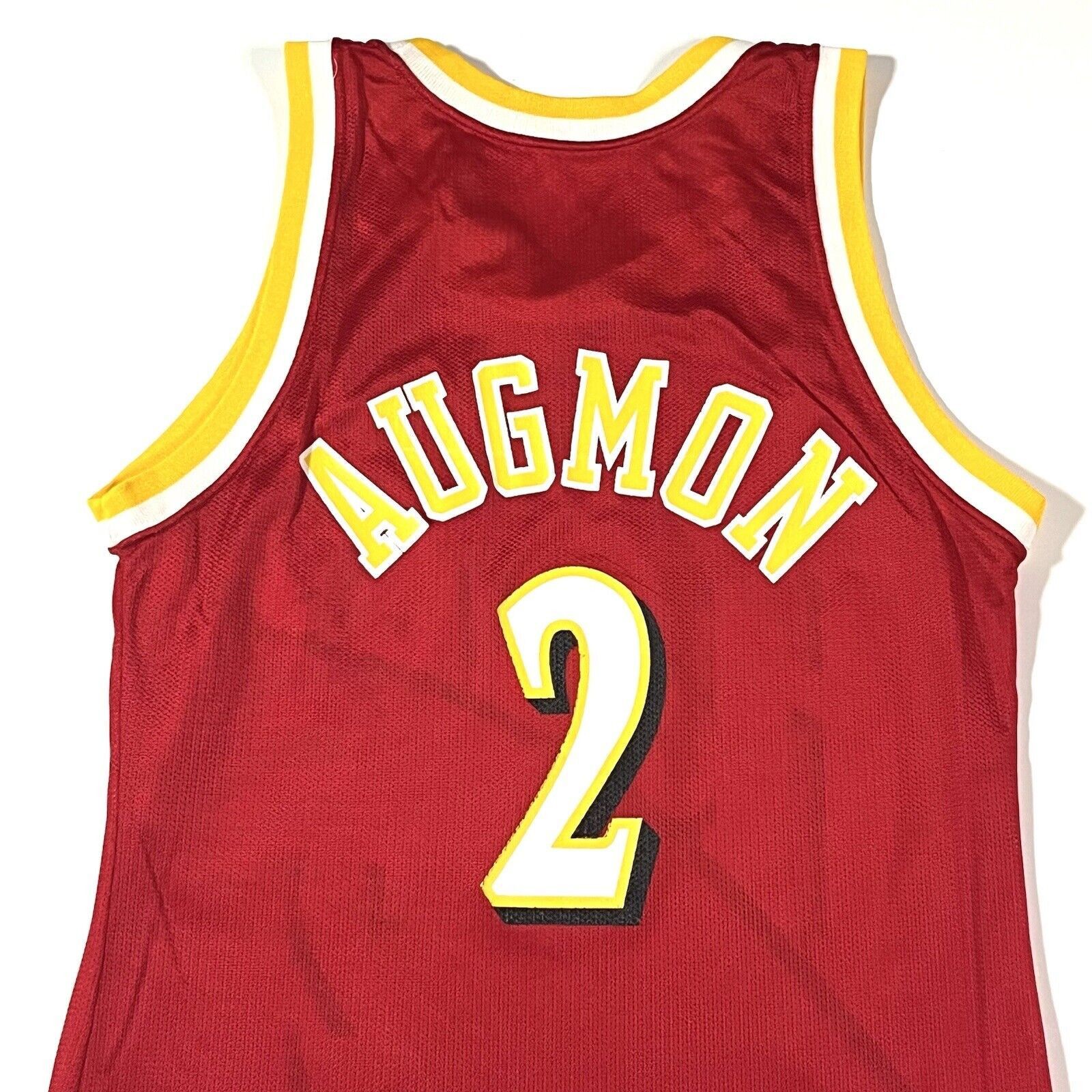 Vintage VTG Champion Atlanta Hawks Augmon Basketball Jersey 36 S Size US S / EU 44-46 / 1 - 9 Thumbnail