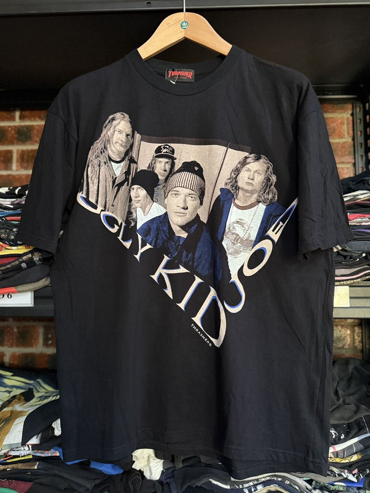 Band Tees Rare Vintage 90s Ugle Kid Joe Hard Rock Band By Thrasher Tee Size US L / EU 52-54 / 3 - 1 Thumbnail