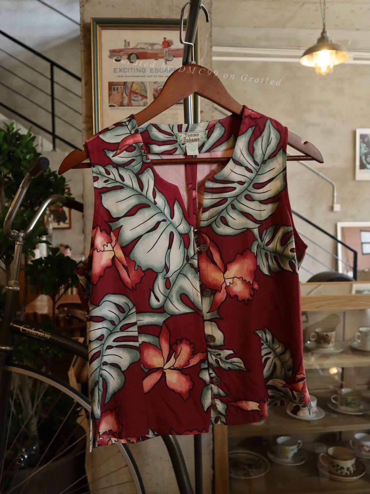 Vintage Vintage Tommy Bahama Hawaiian Vest Size US M / EU 48-50 / 2 - 1 Thumbnail