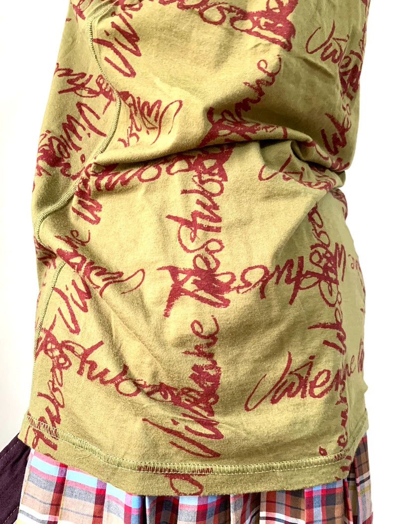 Vivienne Westwood Vivienne Westwood Green full print graffiti vest Size M / US 6-8 / IT 42-44 - 3 Thumbnail