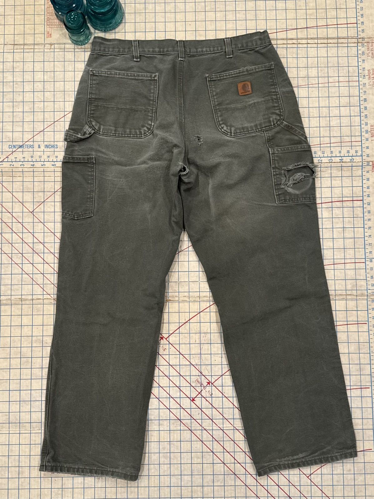 Carhartt Carhartt B11-Mos Loose Original Fit Pants With Great Fade 36 Size US 36 / EU 52 - 10 Thumbnail