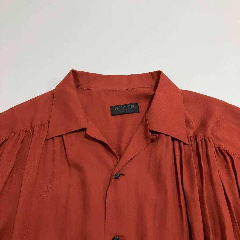 Yohji Yamamoto Yohji Yamamoto Tea Red Shirt Size US L / EU 52-54 / 3 - 7 Thumbnail