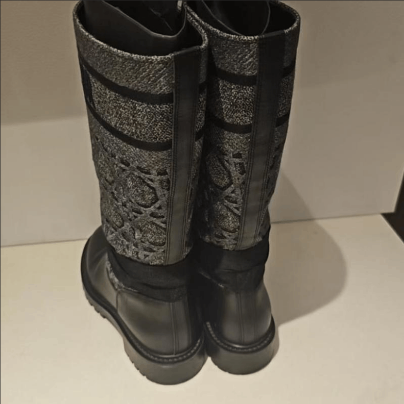 Dior Dior Calfskin Leather High Boot Size US 7 / IT 37 - 3 Thumbnail