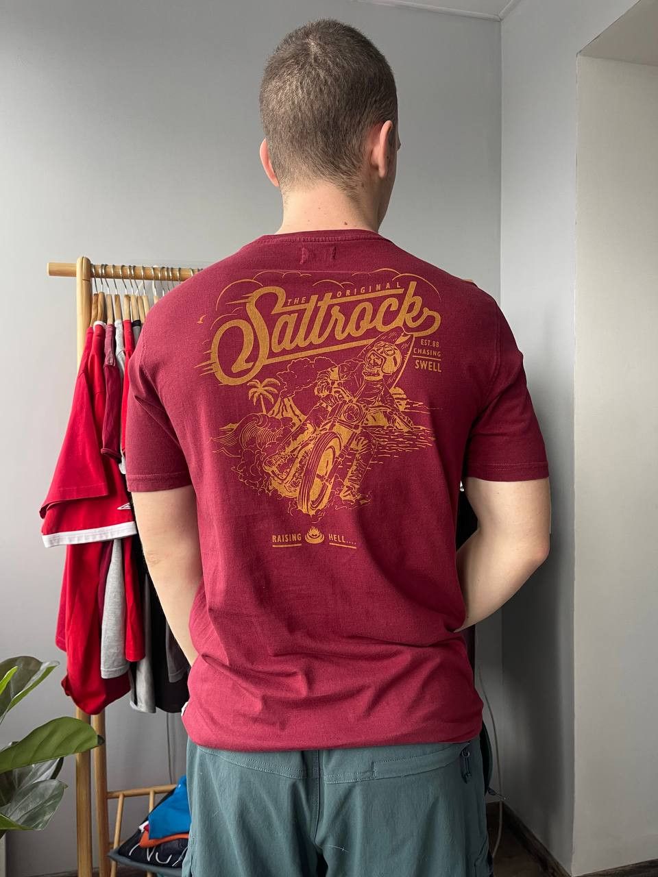 Vintage T Shirt Salt Rock Vintage 90s Size US M / EU 48-50 / 2 - 1 Thumbnail