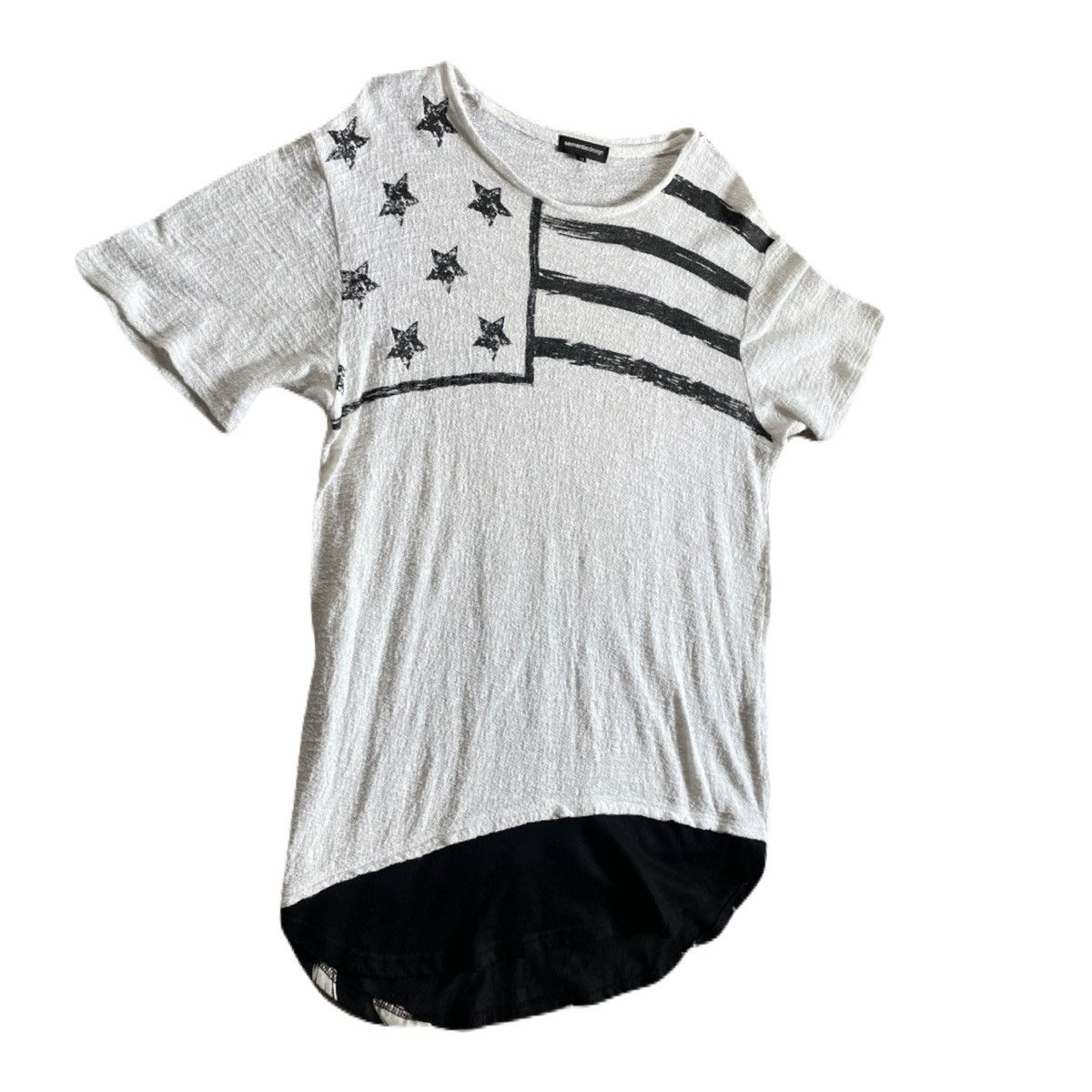 semanticdesign 2000s Semanticdesign Vkei Layered American Flag Tee Japanese Size US M / EU 48-50 / 2 - 3 Thumbnail