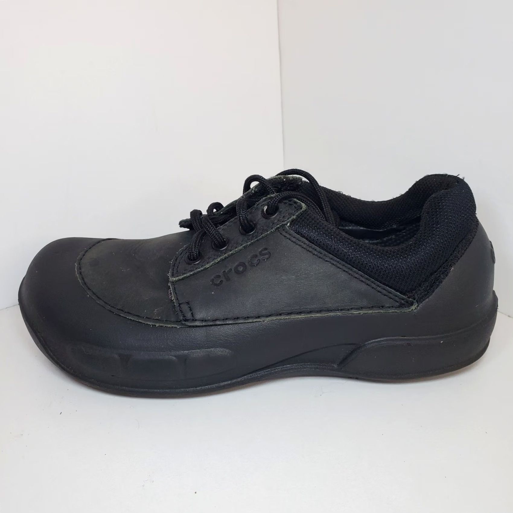 Crocs Crocs Velocity Shoes Mens 7 Womens 9 Dark Green Leather Top Lace Up Unisex Size M / US 6-8 / IT 42-44 - 7 Thumbnail