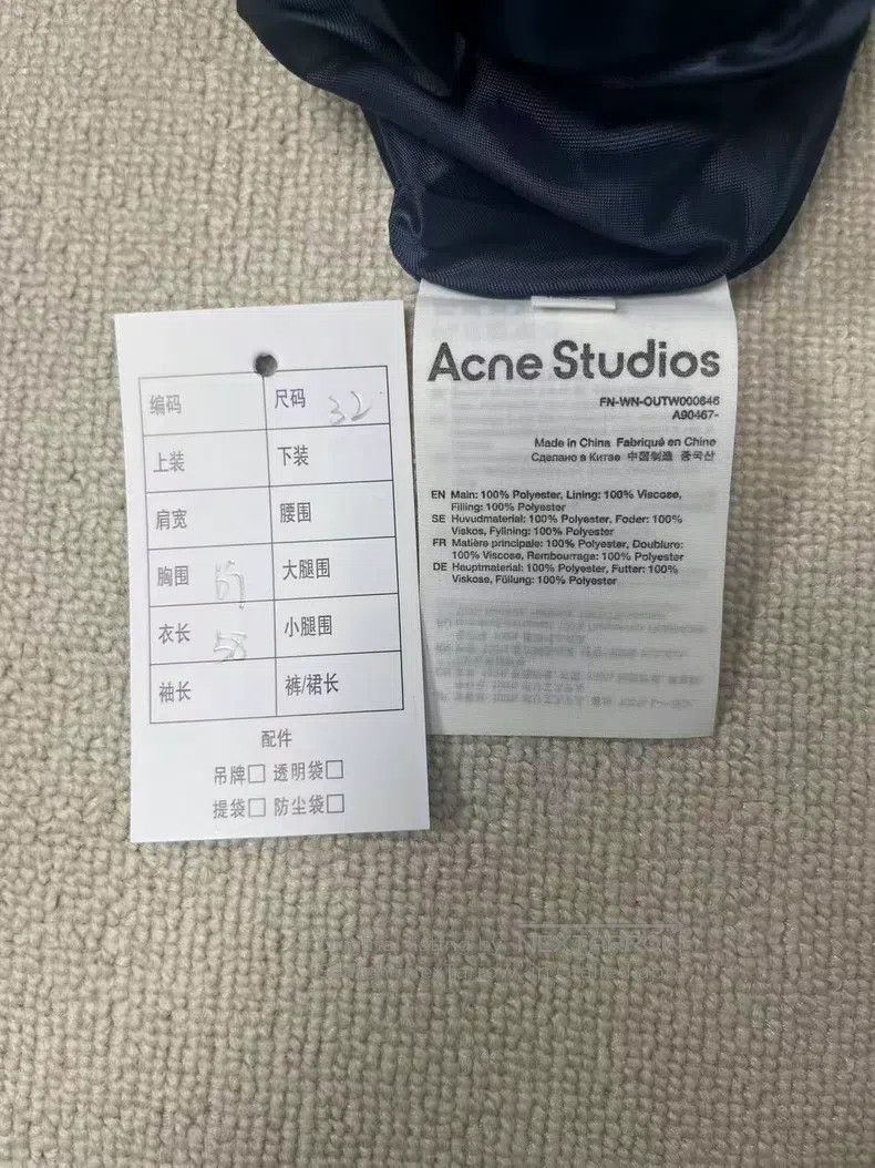 Acne Studios Acne Studios Solid Pocket Jacket Misty Blue Size 4XL / US 24-26 - 5 Thumbnail