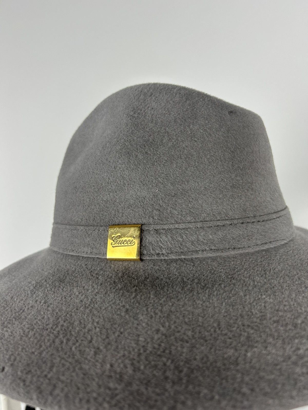 Gucci × Tom Ford Gucci Rabbit Fur Logo Charm Hat Size ONE SIZE - 2 Thumbnail