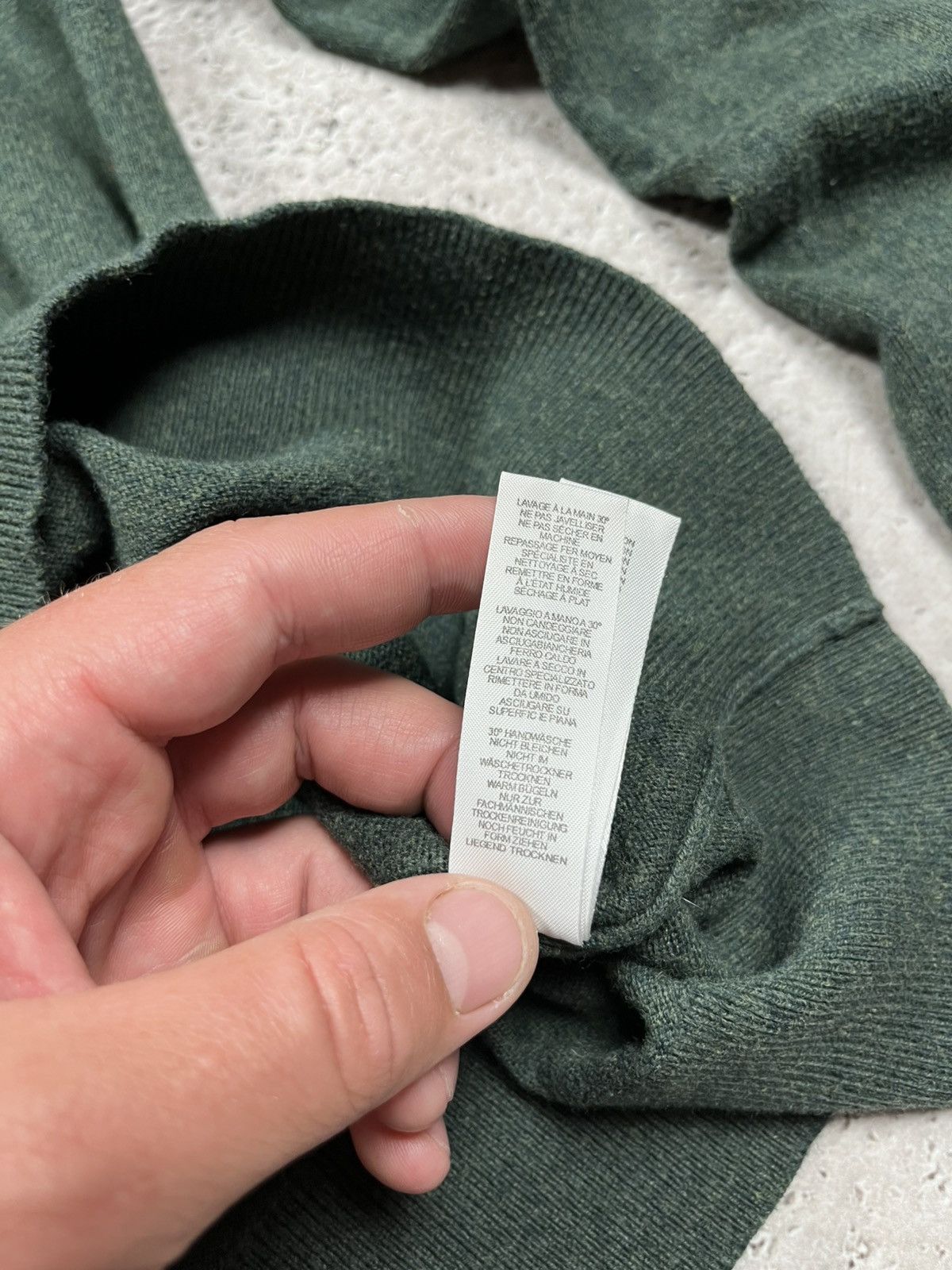 Paul Smith PS Paul Smith green crewneck cotton sweater with zebra patch Size US M / EU 48-50 / 2 - 9 Thumbnail
