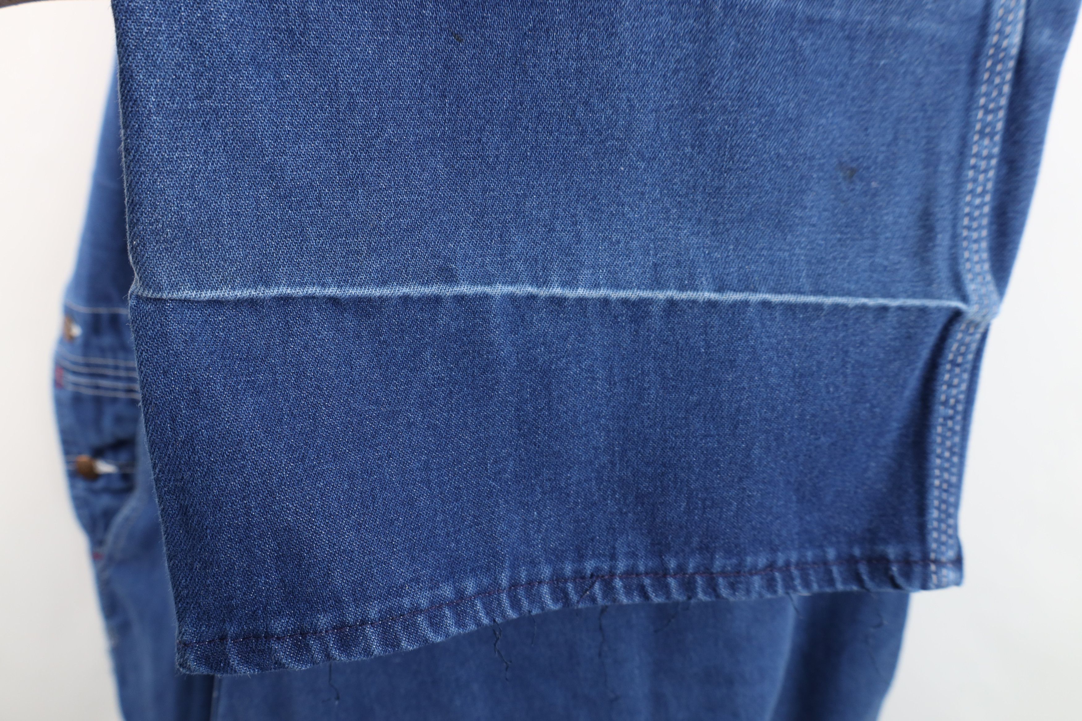 Big Mac Vintage 70s 80s Big Mac Square Bak Workwear Denim Overalls Size US 34 / EU 50 - 11 Thumbnail