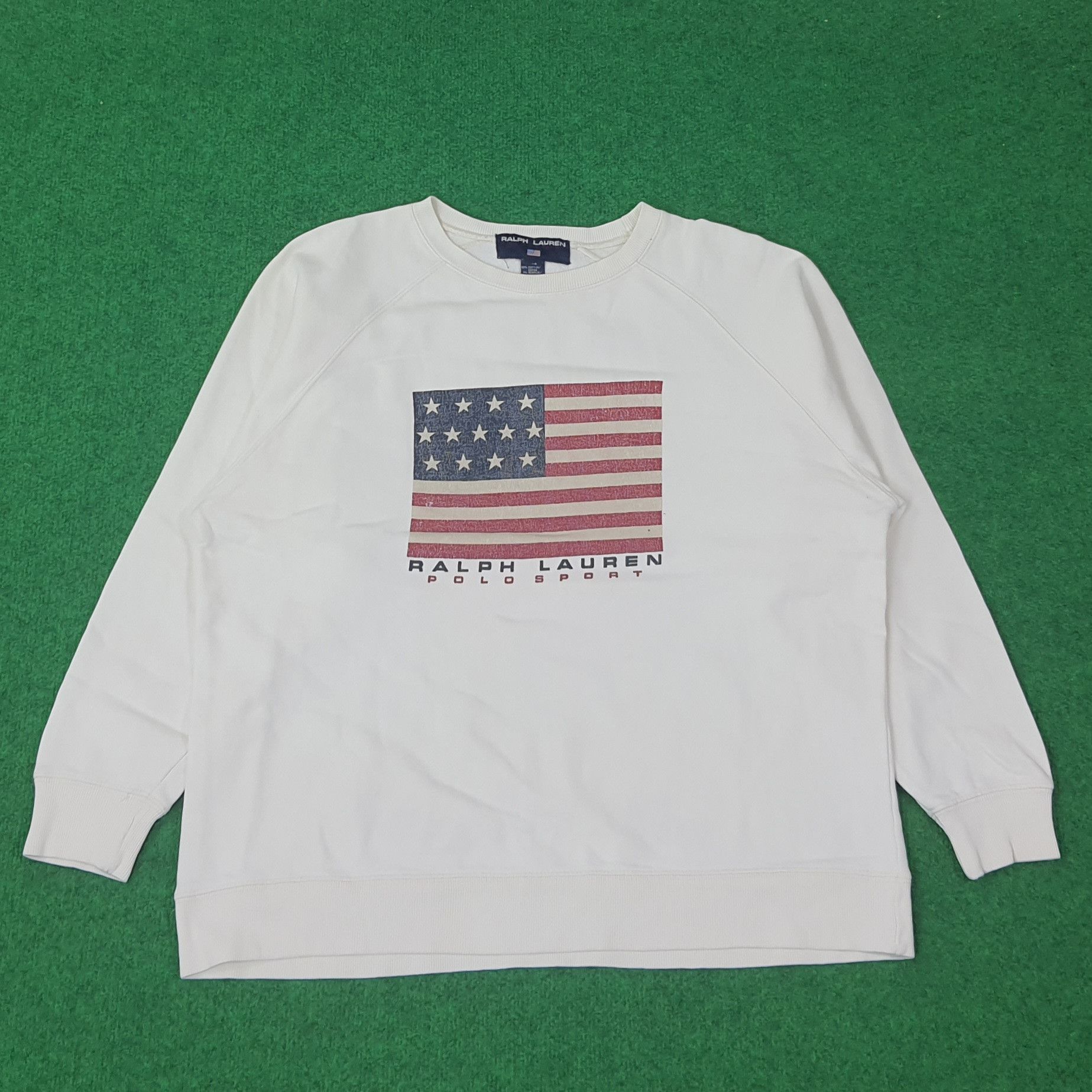 Ralph Lauren Vintage Ralph Lauren Polo Sport American Flag C263N17 Size US L / EU 52-54 / 3 - 1 Thumbnail