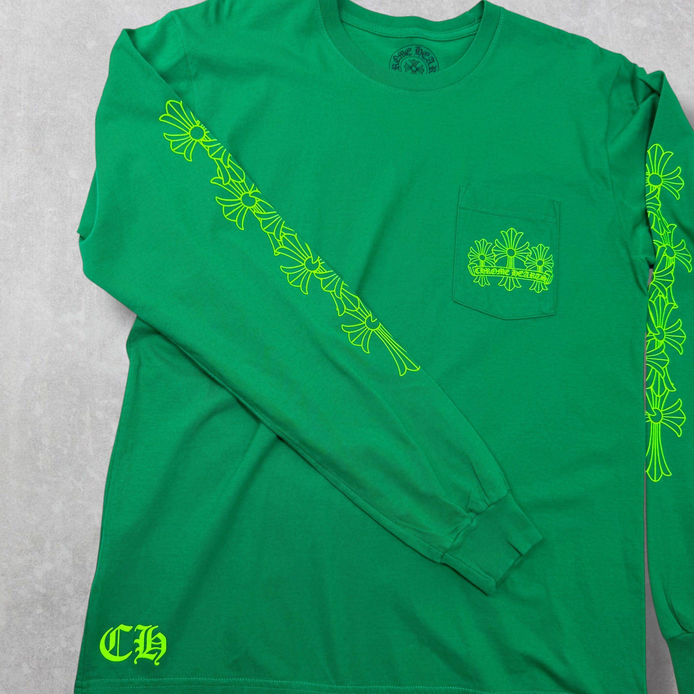 Chrome Hearts Chrome Hearts Kelly Green Cemetery L/S L Size US L / EU 52-54 / 3 - 3 Thumbnail