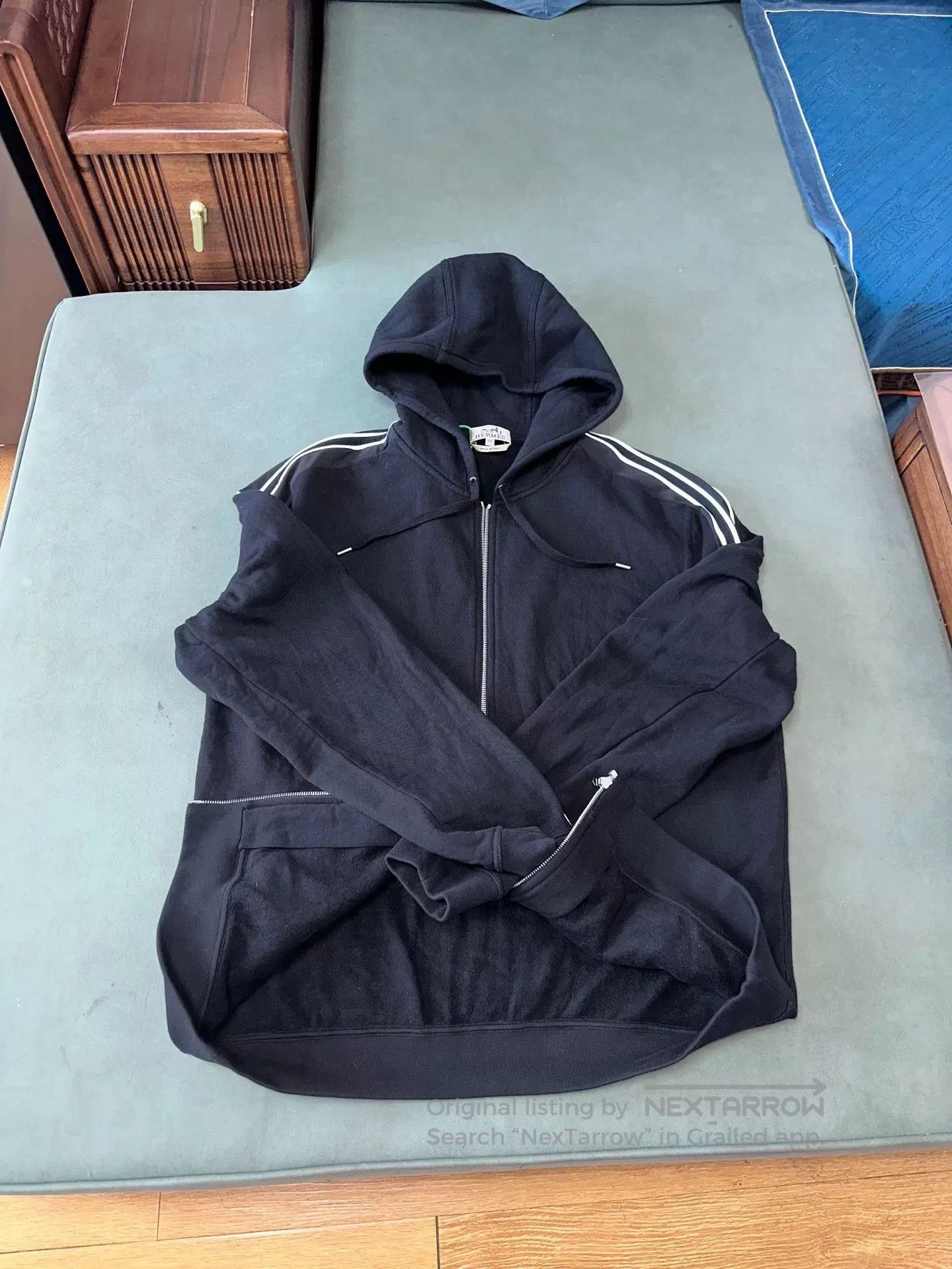 Hermes Hermes FW23 Striped Hoodie Sweatshirt. Size US XXL / EU 58 / 5 - 6 Thumbnail