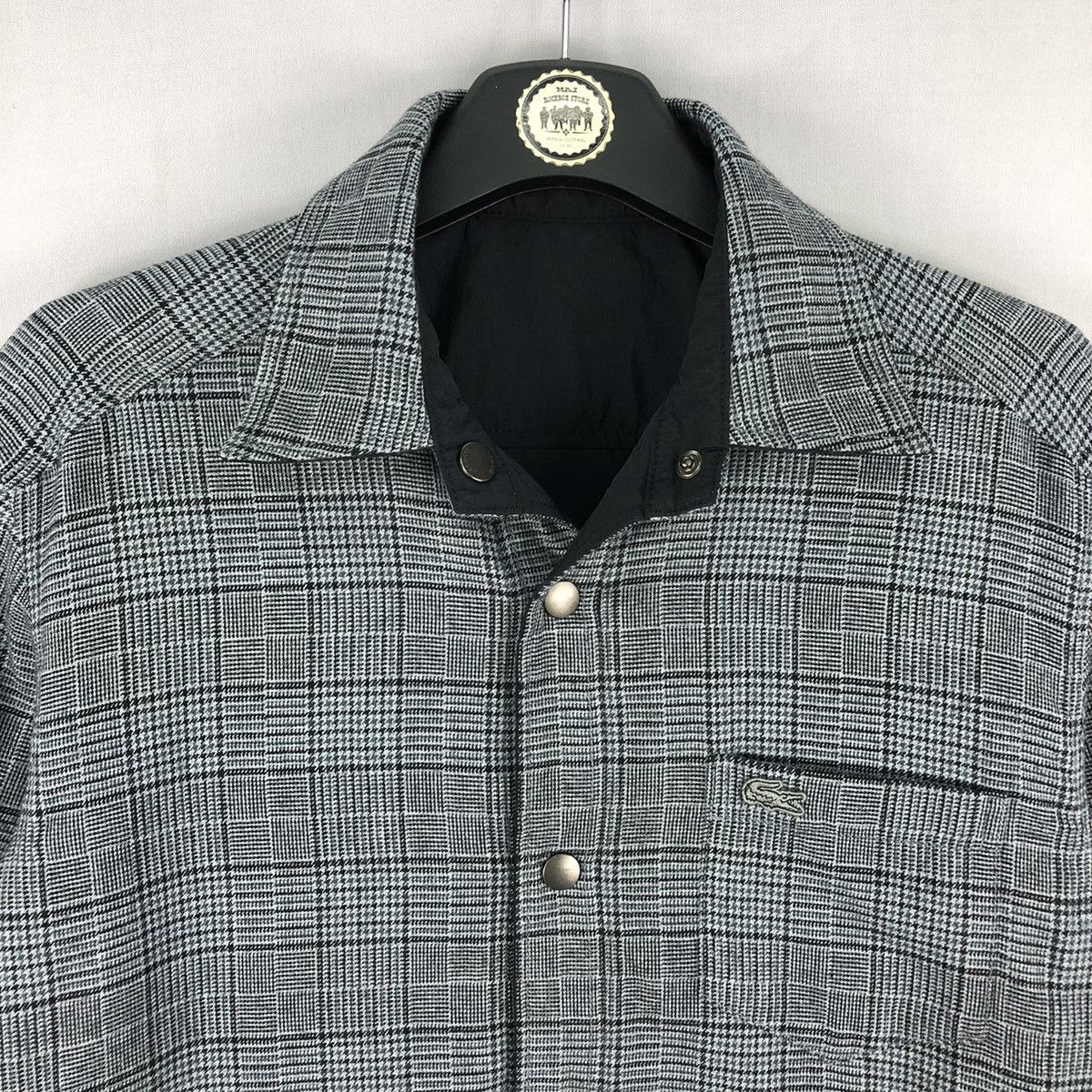 Lacoste Vintage Lacoste Flannel Reversible to Coach Jacket Size US S / EU 44-46 / 1 - 9 Thumbnail