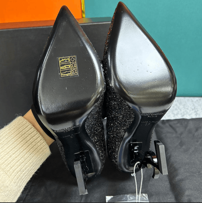 Saint Laurent Paris YSL Stiletto Heels Size US 7 / IT 37 - 6 Thumbnail