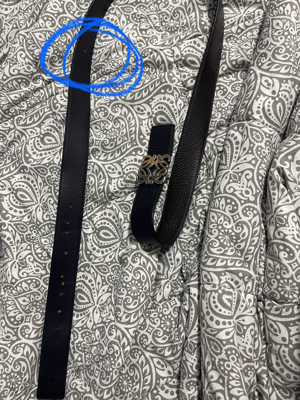 Loewe LOEWE Reversible Anagram Belt Size 46 - 5 Thumbnail