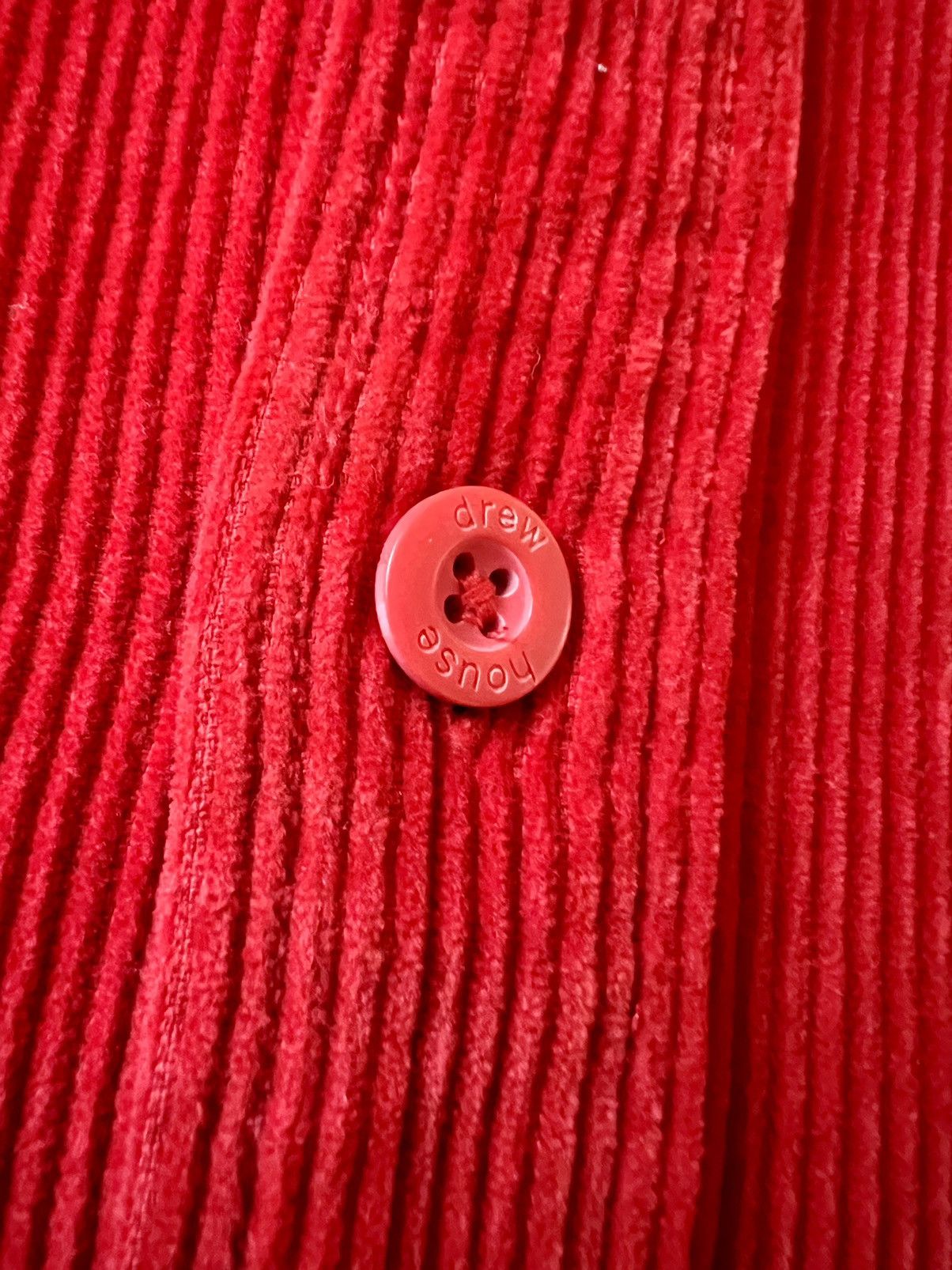 Drew House DREW CORDUROY SHORT SLEEVE SHIRT RED Size US L / EU 52-54 / 3 - 5 Thumbnail