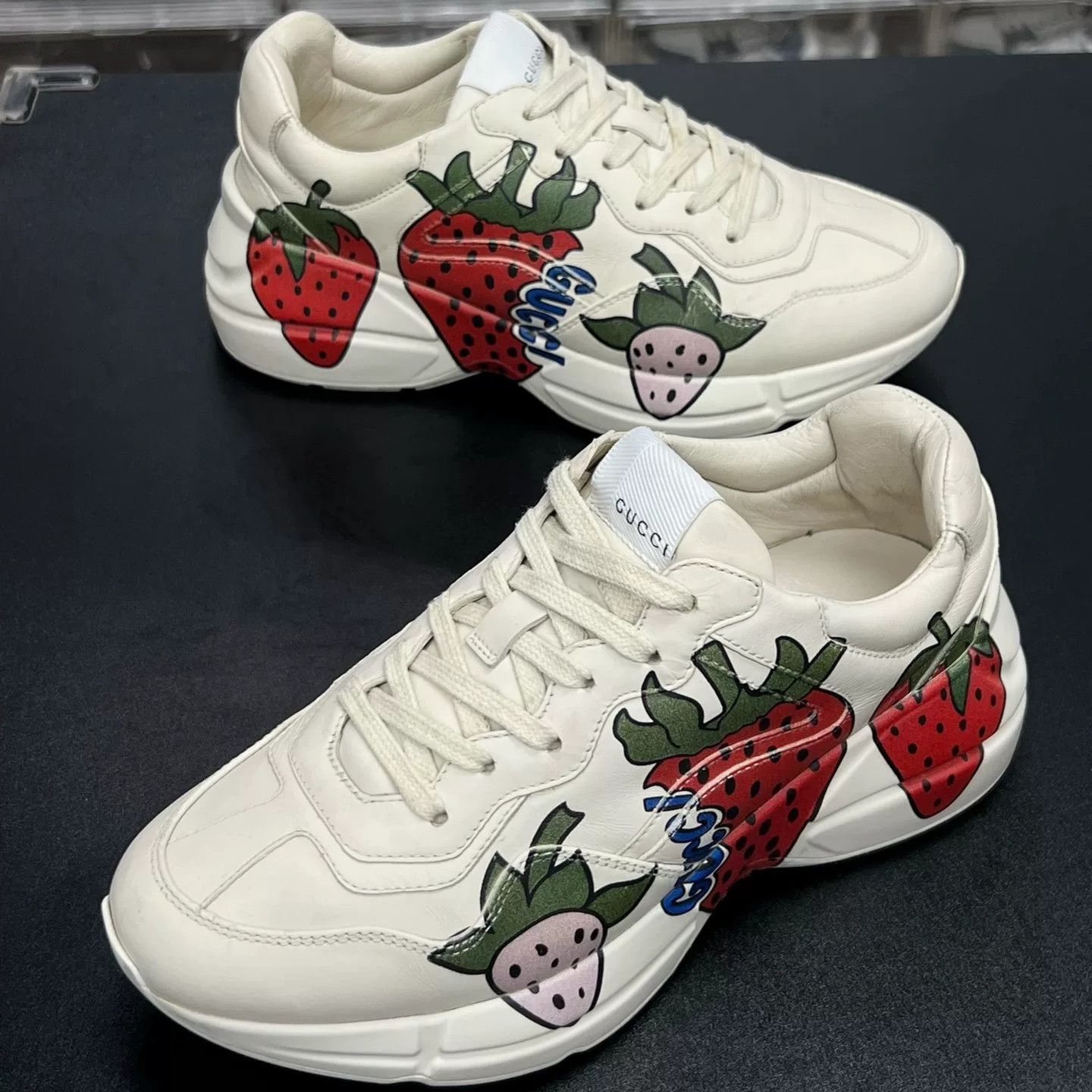 Gucci Gucci Red Shoes Low Top High Top Size US S / EU 44-46 / 1 - 1 Thumbnail