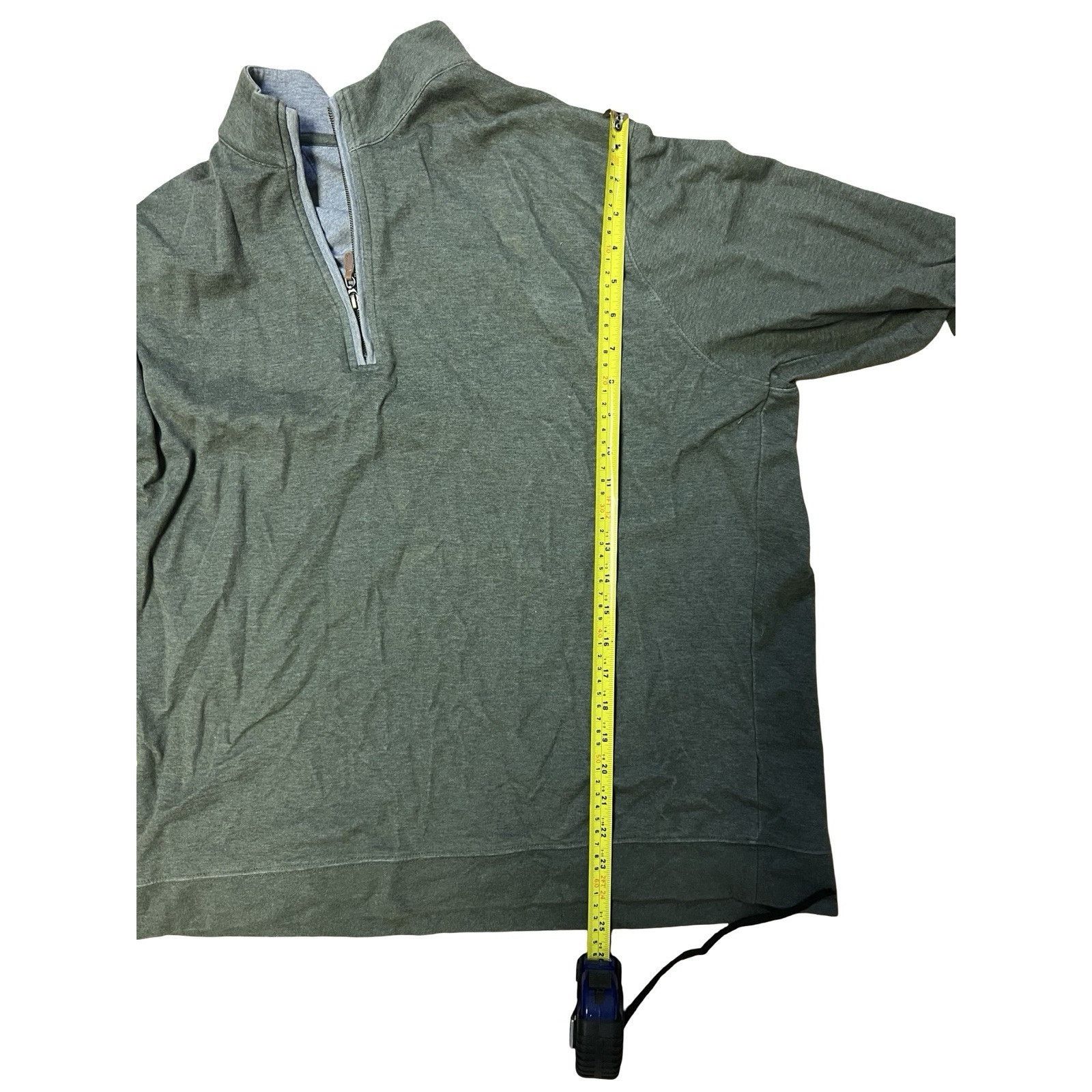 johnnie-O Johnnie O Quarter Zip Pullover XL Gray Performance Size US XL / EU 56 / 4 - 5 Thumbnail