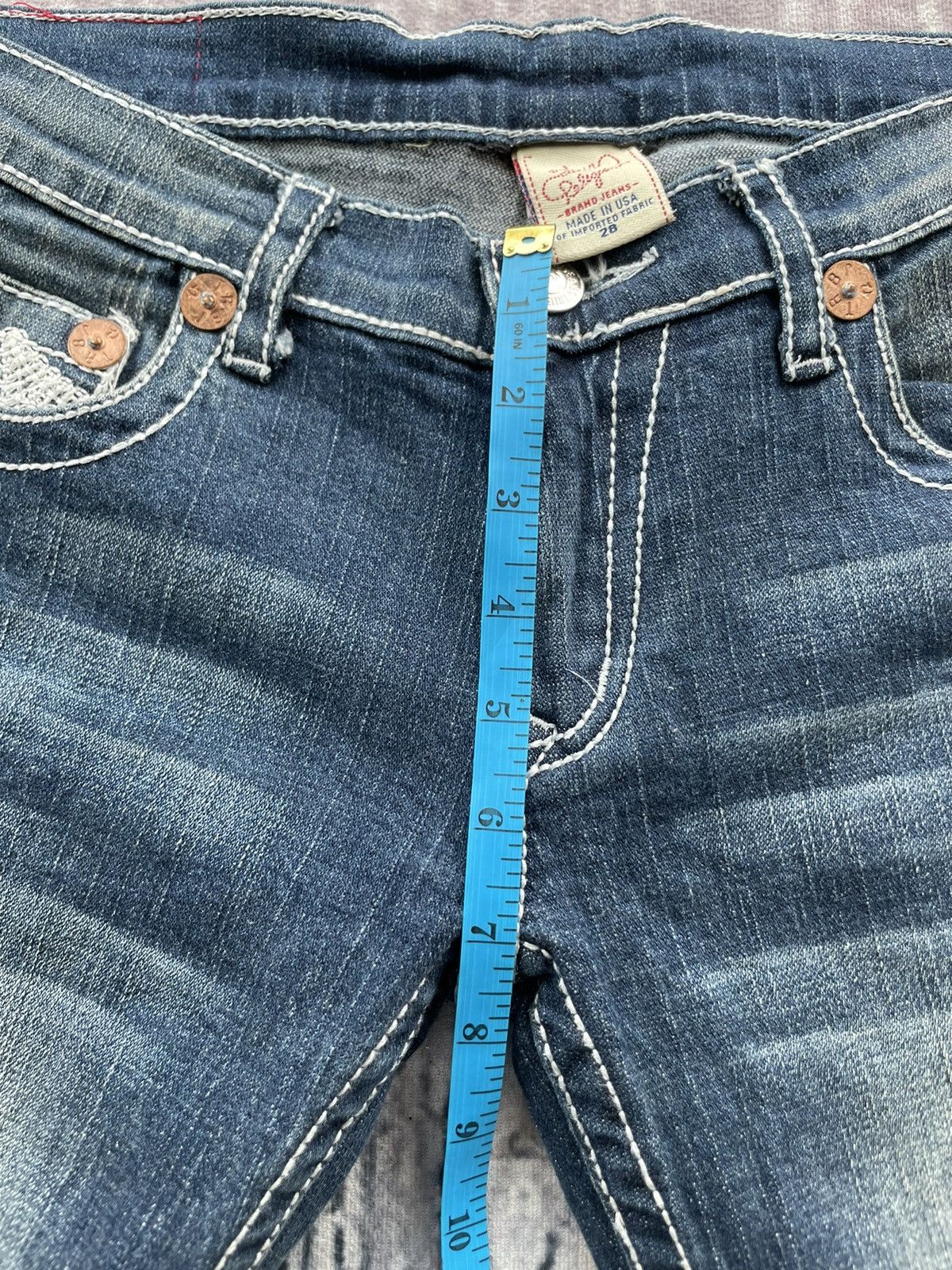 True Religion True Religion Straight Denim Pants Size US 29 - 11 Thumbnail