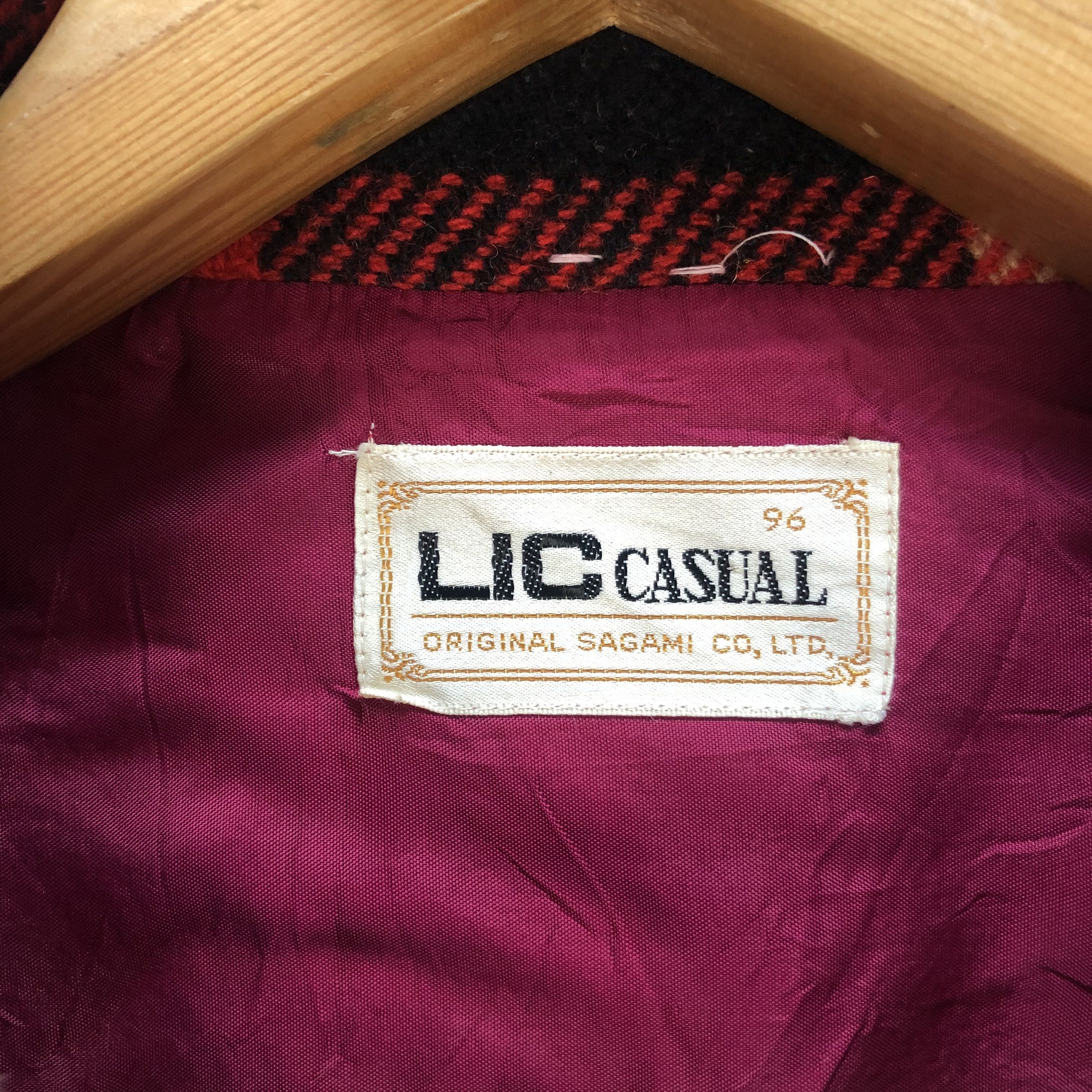 Japanese Brand SAGAMI LIC TARTAN CASUAL JACKET #7350-132 Size M / US 6-8 / IT 42-44 - 6 Thumbnail