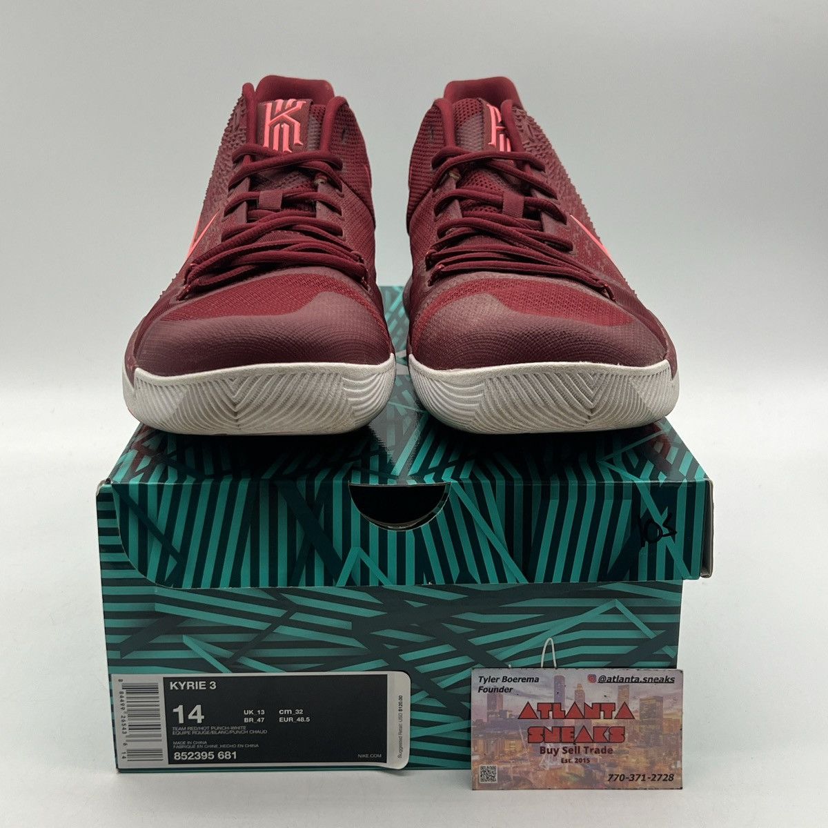 Nike Kyrie 3 hot punch Size US 14 / EU 47 - 2 Thumbnail