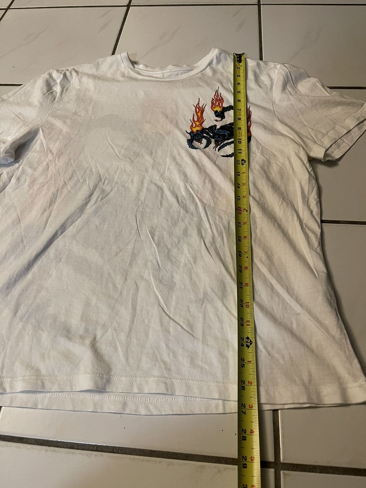 Allsaints ALL SAINTS Men’s Stinger White Scorpion T-shirt Size Medium Size US M / EU 48-50 / 2 - 4 Thumbnail