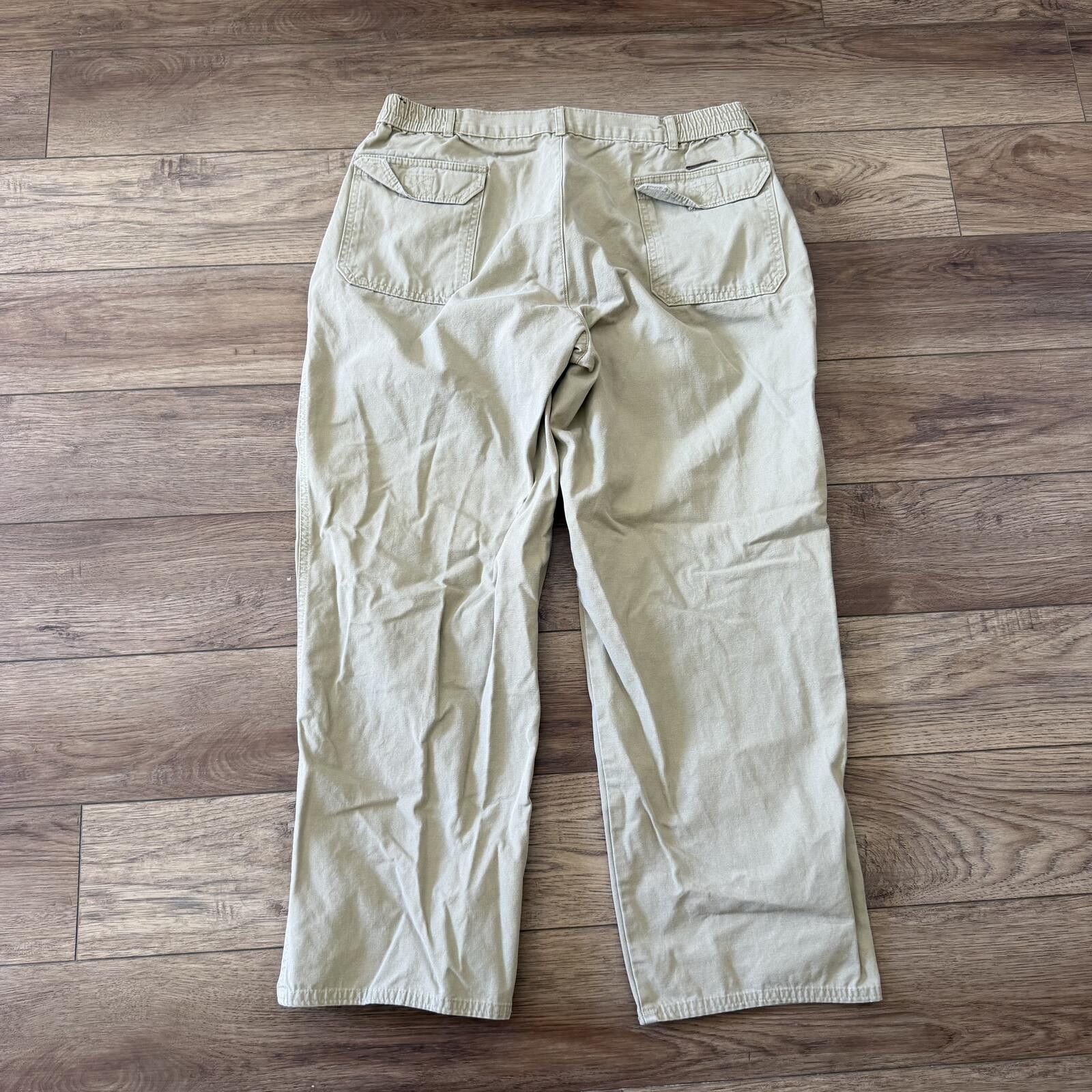 Woolrich Woolen Mills Vintage 90s Woolrich Rugged Outdoorwear Pleated Pants 38x30 Size US 38 / EU 54 - 5 Thumbnail