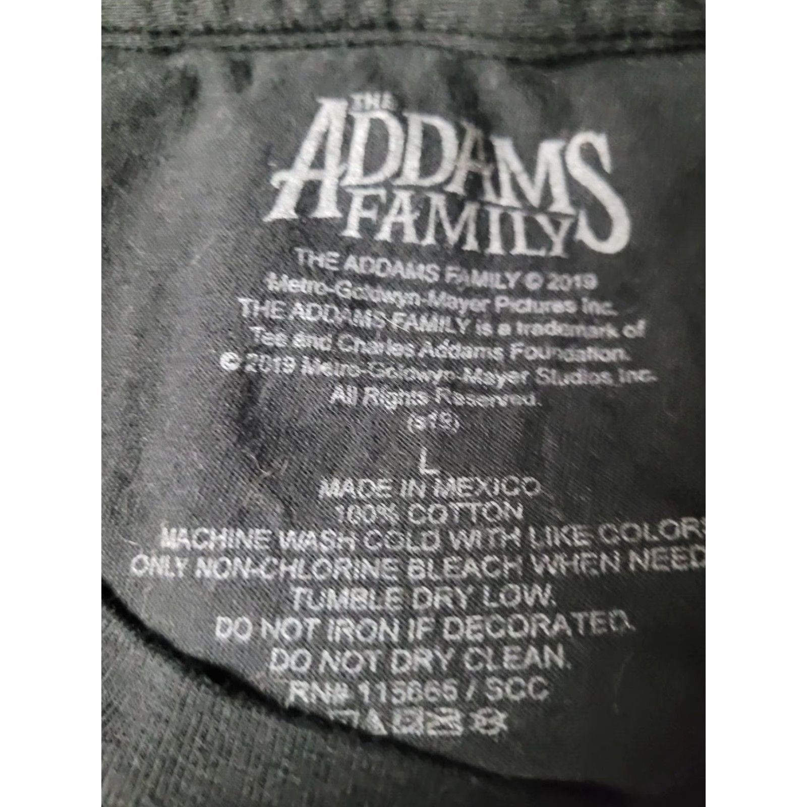 Vintage VINTAGE The Addams Family 2019 Animated Movie T Shirt Large Goth Horror Size US L / EU 52-54 / 3 - 3 Thumbnail