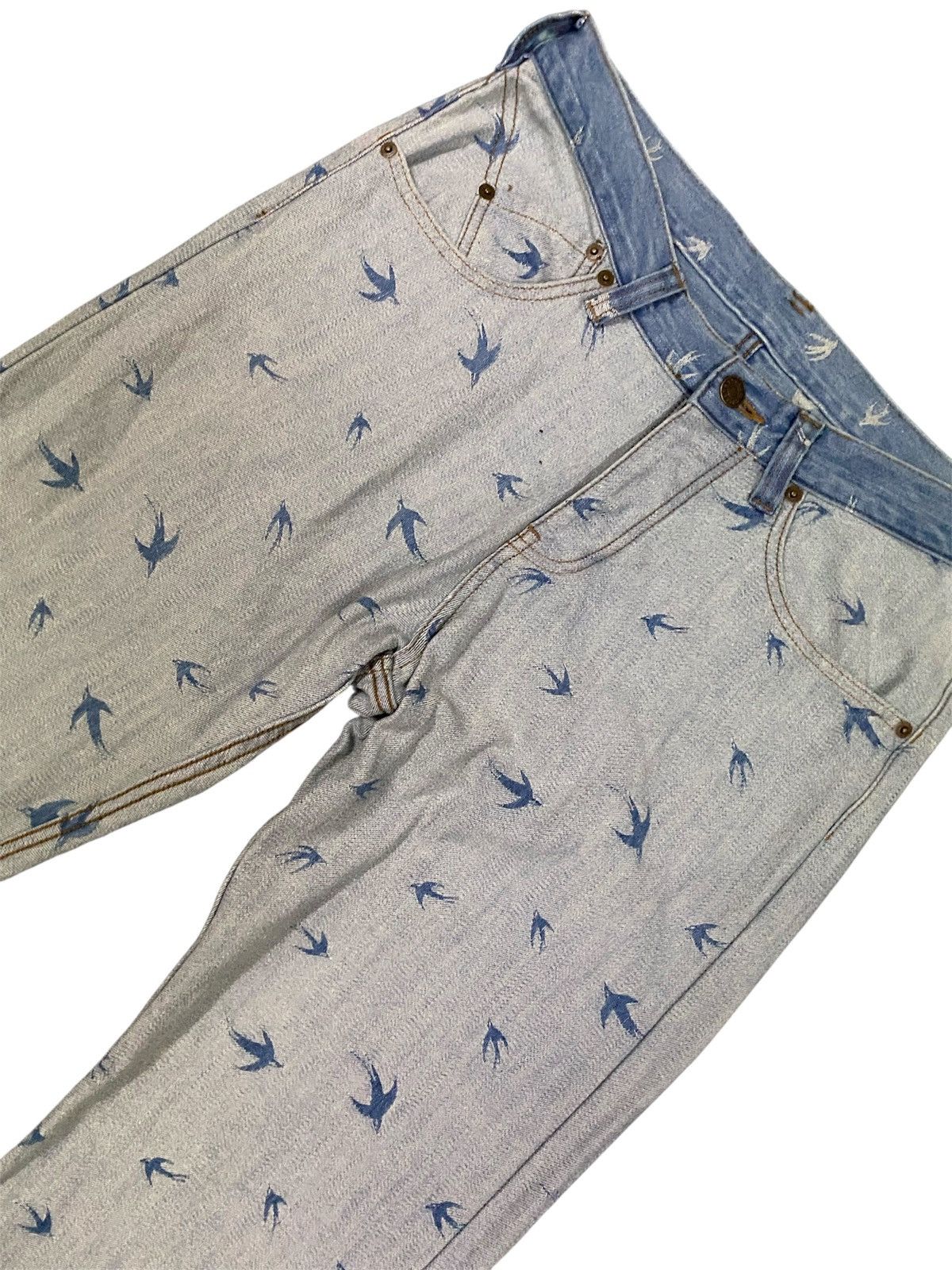 Tsumori Chisato Tsumori Chisato Inside-Out Jeans – Japanese Designer Archive Size US 32 / EU 48 - 3 Thumbnail