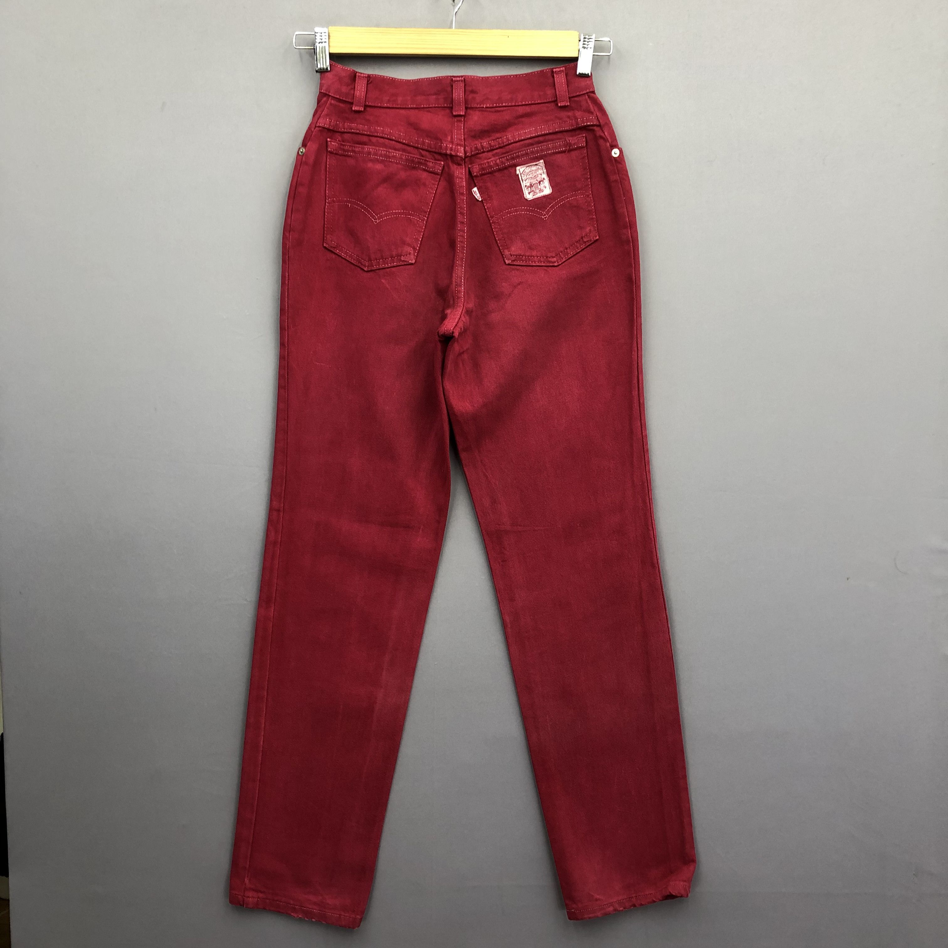 Levi's Vintage 80s Levis Red Jeans Levi's Light Wash Tapered Denim Size 26" / US 2 / IT 38 - 1 Thumbnail