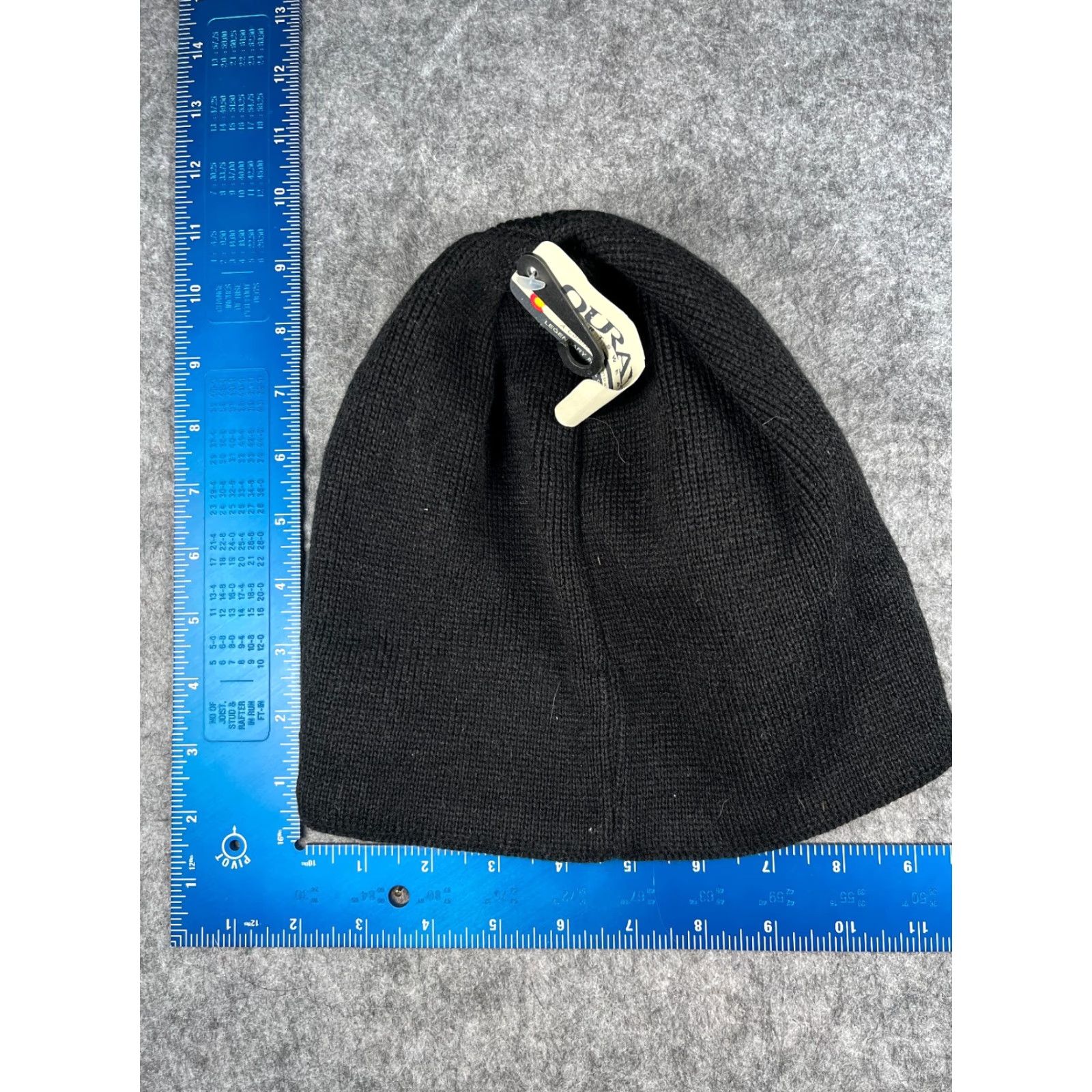 Sunray Sportswear Ouray Sportswear Beanie 19th Street Diner Glenwood Springs Black Knit Acrylic NEW One Size Adult Unisex Adults Size ONE SIZE - 4 Thumbnail