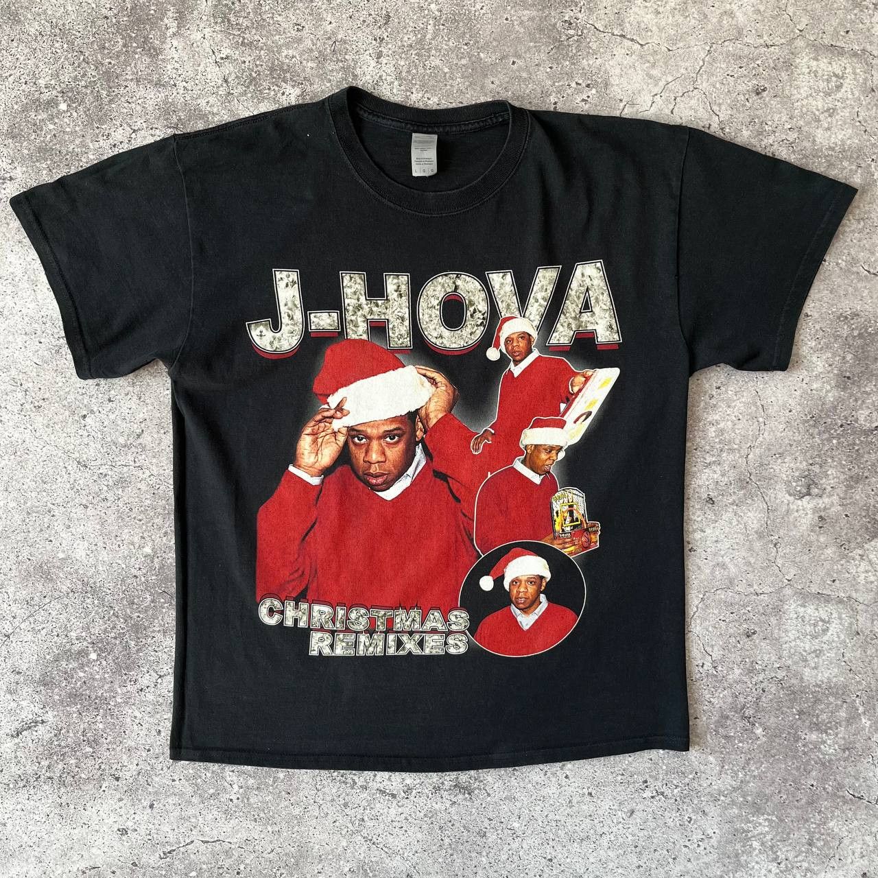Rap Tees × Vintage Y2K Vintage Style Jay Z J Hova Christmas Rap Hip Hop T Shirt Size US L / EU 52-54 / 3 - 3 Thumbnail