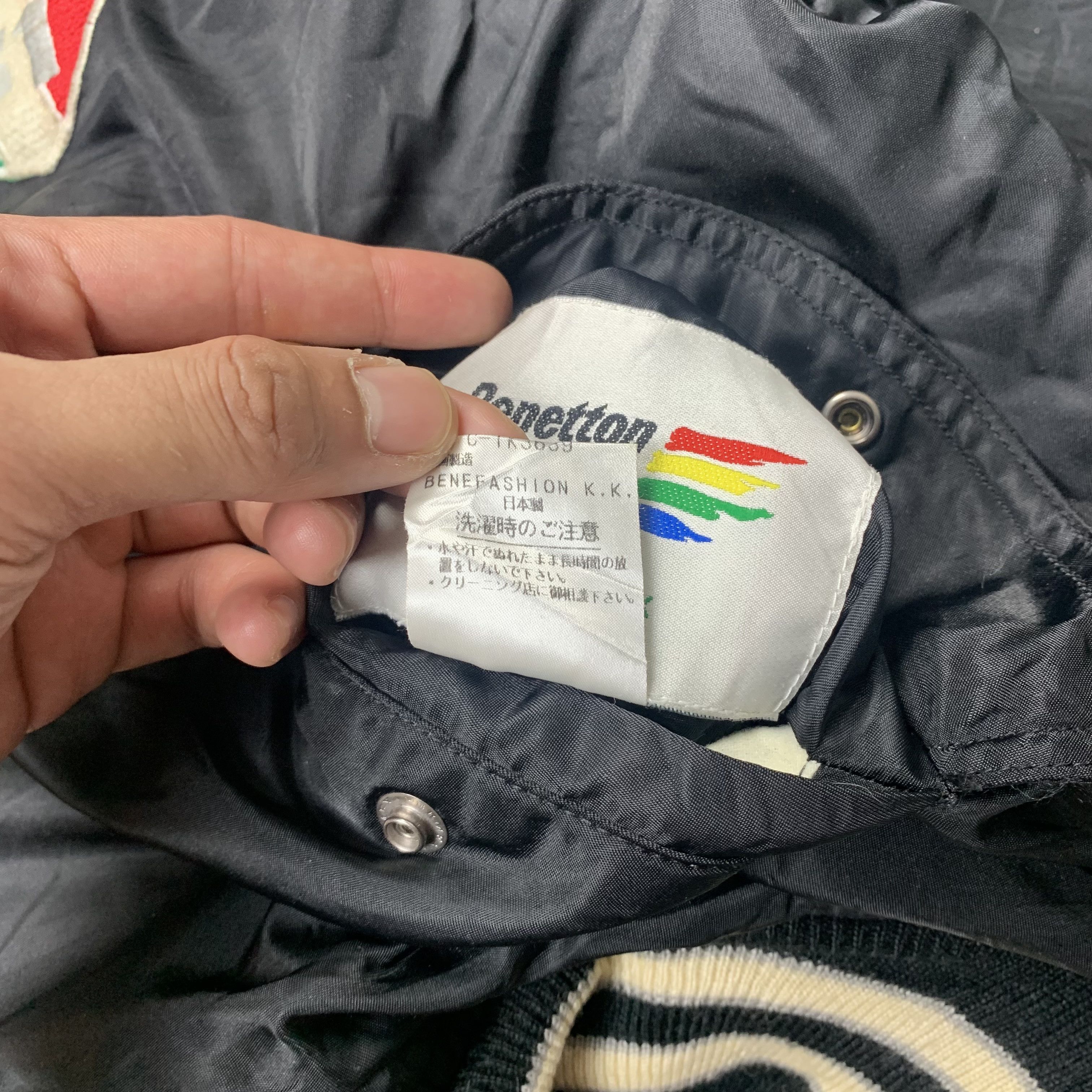 Benetton Reversible Vintage Benetton Formula 1 Racing Bomber Jacket Size US M / EU 48-50 / 2 - 8 Thumbnail