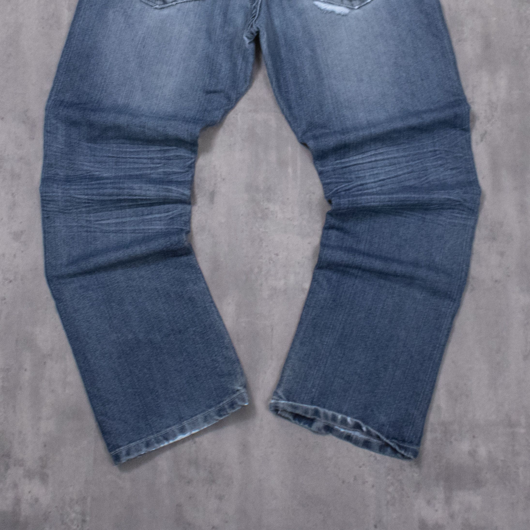 Japanese Brand Y2K Seven Souls Mid Wash Bootcut Denim Jeans Size US 34 / EU 50 - 25 Thumbnail