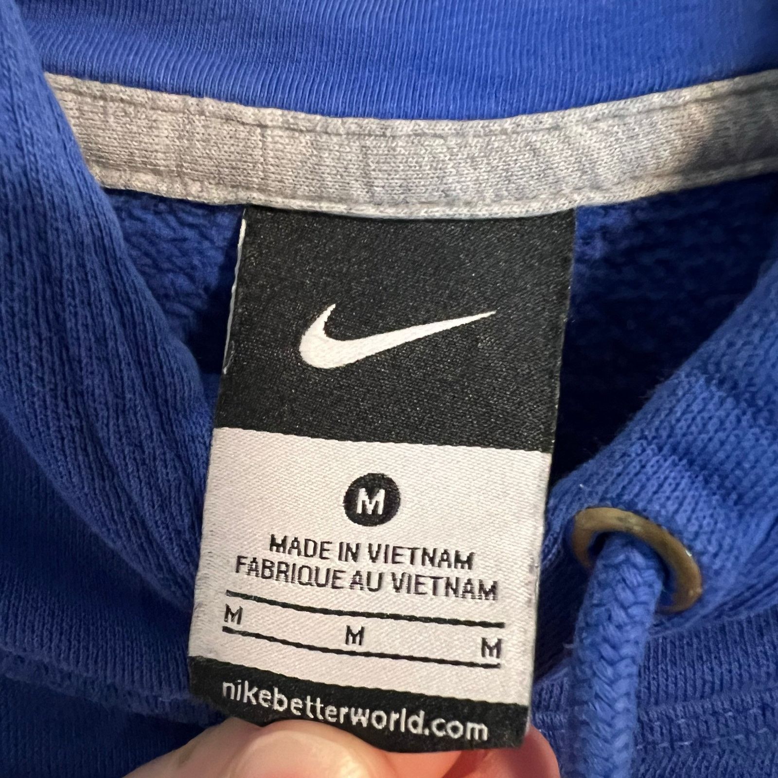 Nike Vintage Nike Center Swoosh Basketball Blue Hoodie Men’s Sz M Size US M / EU 48-50 / 2 - 4 Thumbnail