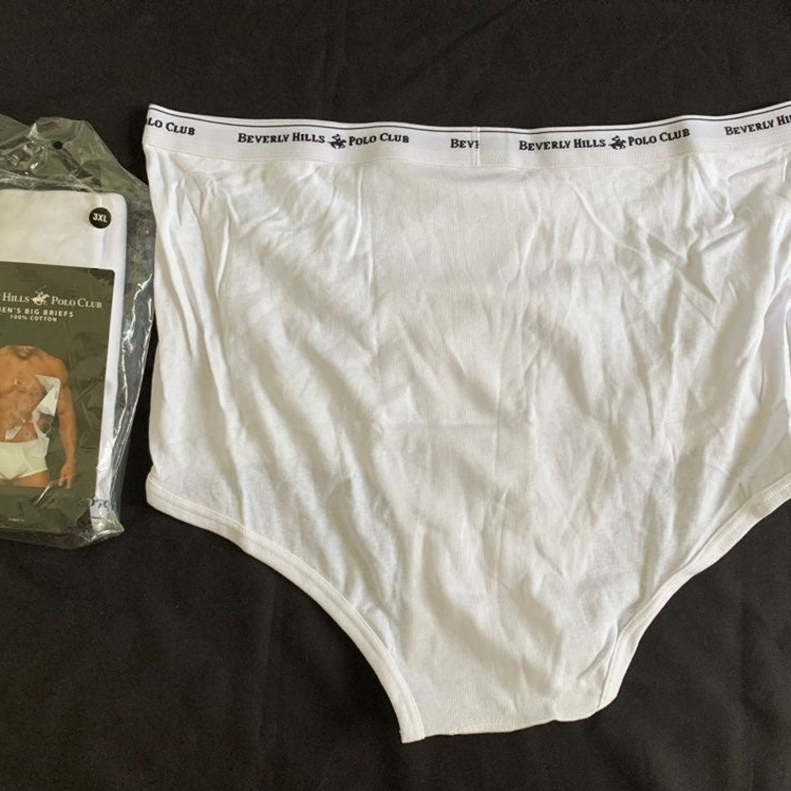 Beverly Hills Polo Club Beverly Hills Polo Club Men's Size 3XL Briefs White Cotton Size ONE SIZE - 4 Thumbnail