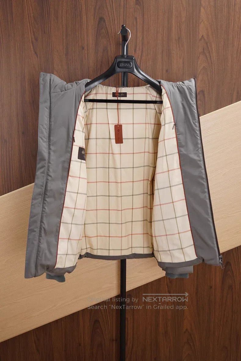 Loro Piana Loro Piana Gray Hooded Cotton Jacket Size US S / EU 44-46 / 1 - 3 Thumbnail