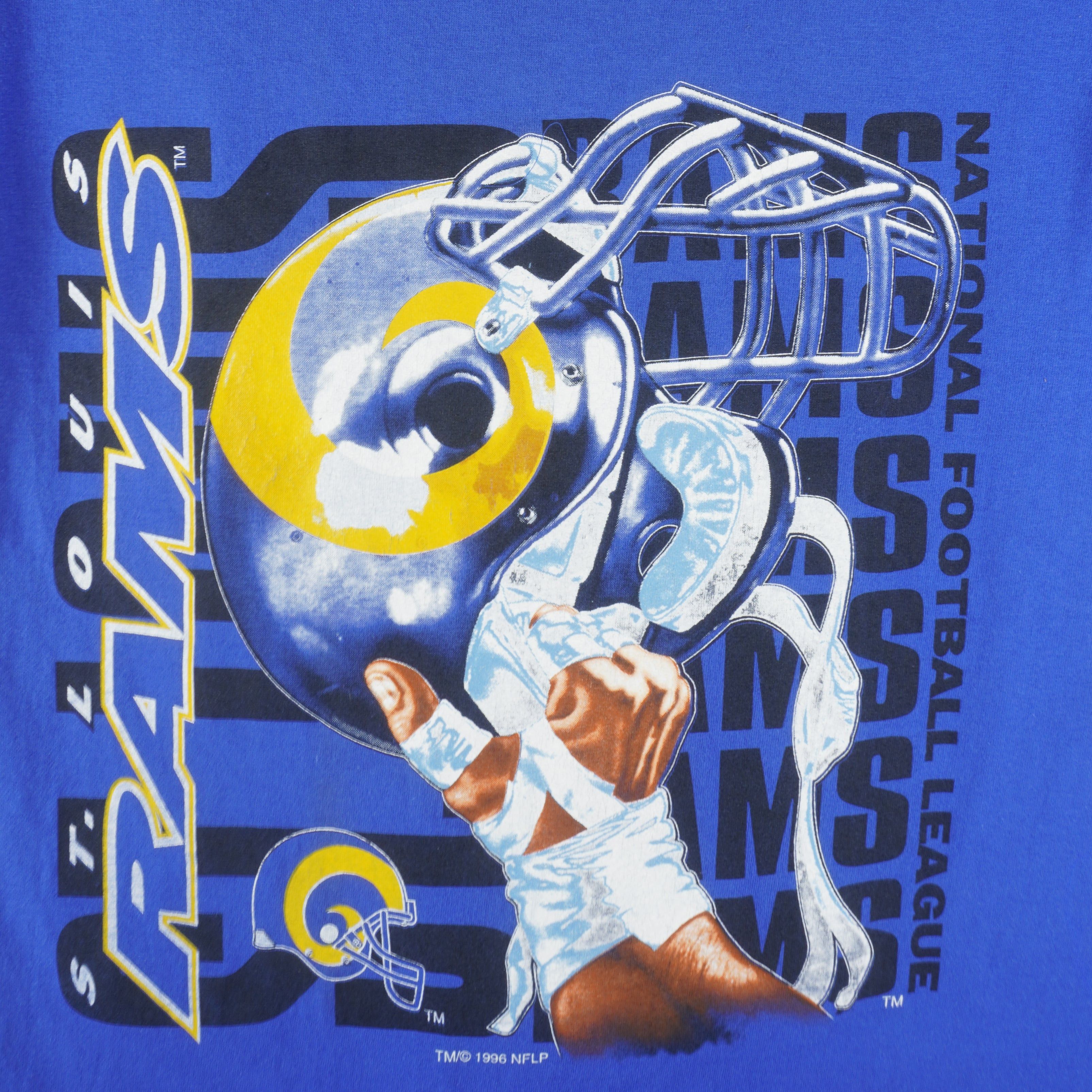 Logo 7 NFL - St. Louis Rams Helmet T-Shirt 1996 Size US L / EU 52-54 / 3 - 3 Thumbnail